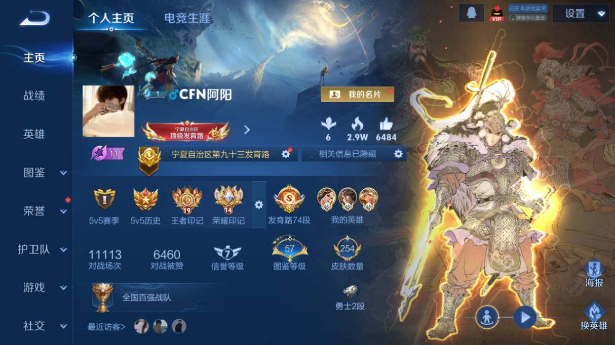 WZ03454963王者荣耀账号详情图9