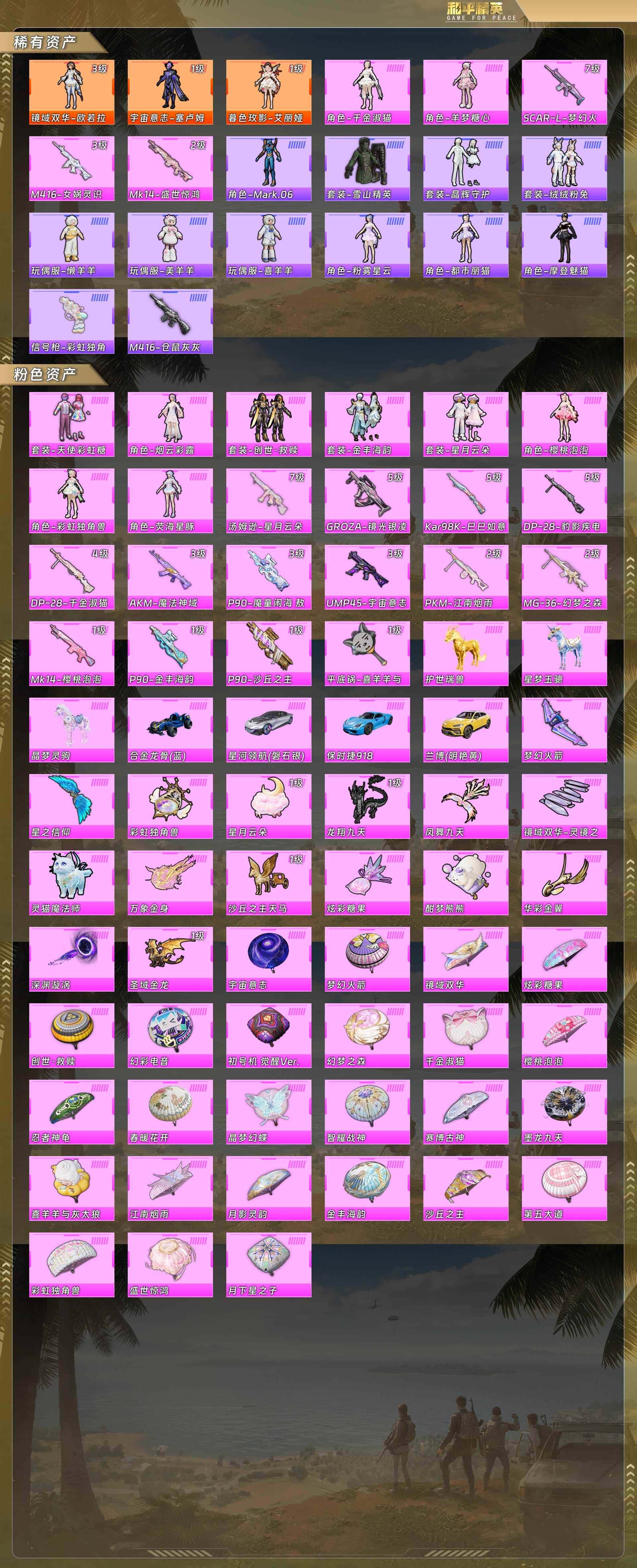 HPCMW4159867和平精英账号详情图4 HPCMW4159867和平精英账号详情图4