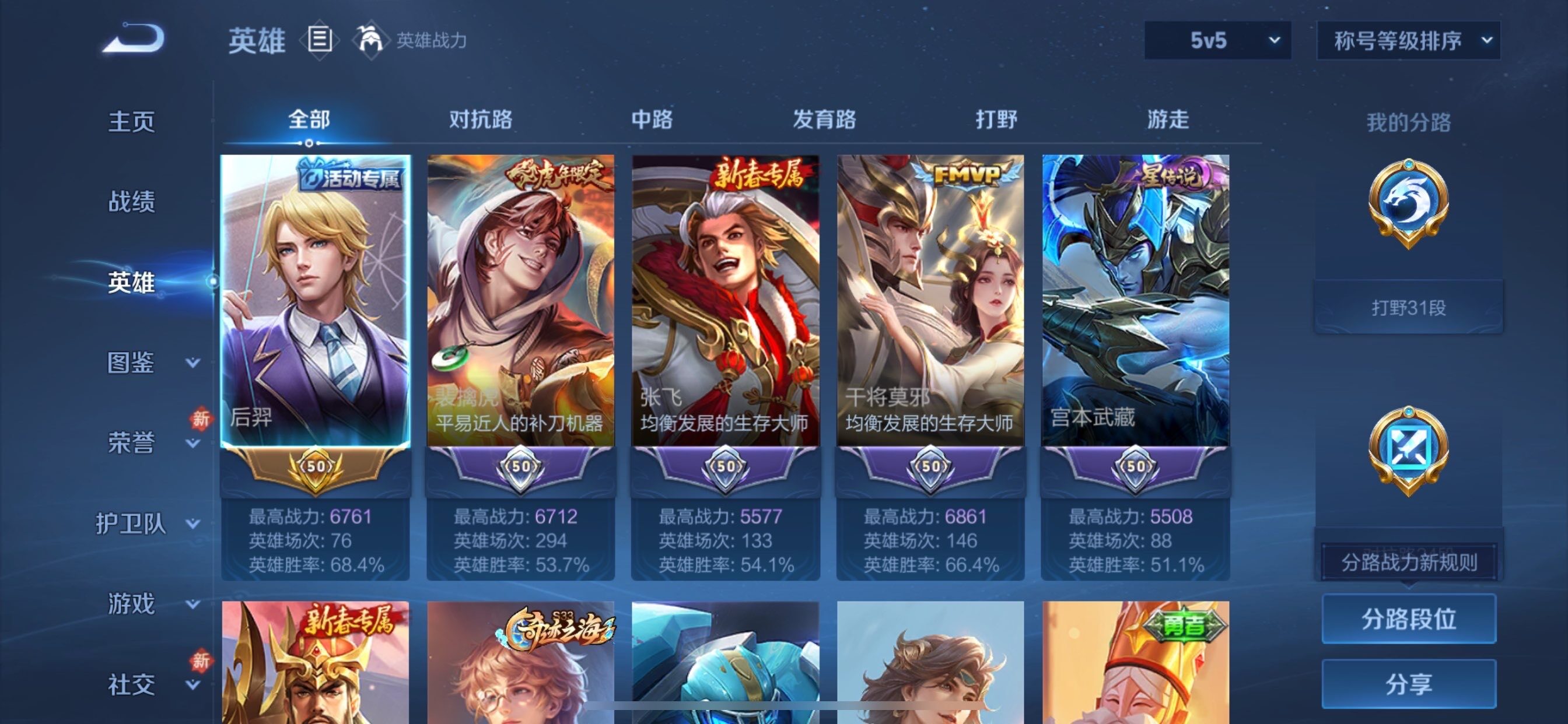 WZCMY461582王者荣耀账号详情图3