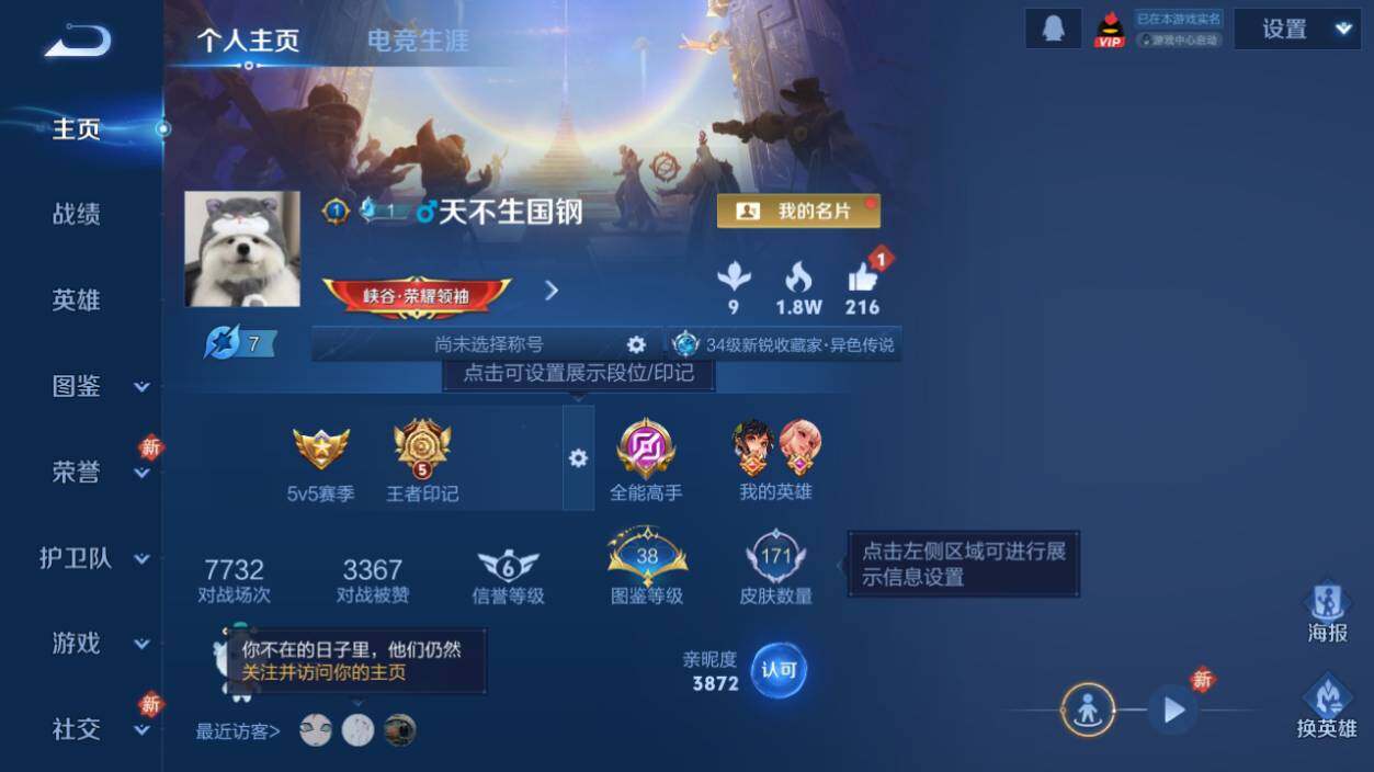 WZLX462730王者荣耀账号详情图5