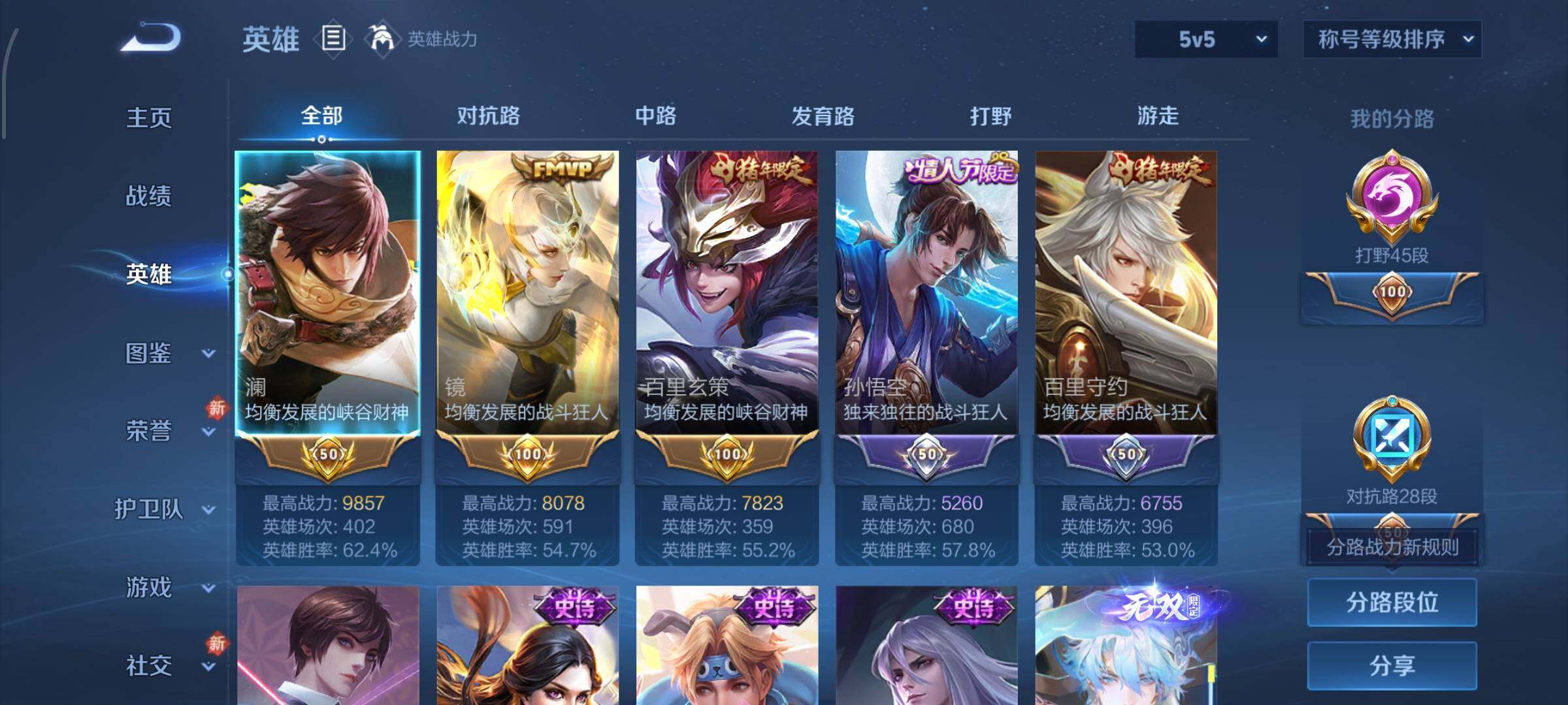 WZCMW460165王者荣耀账号详情图3