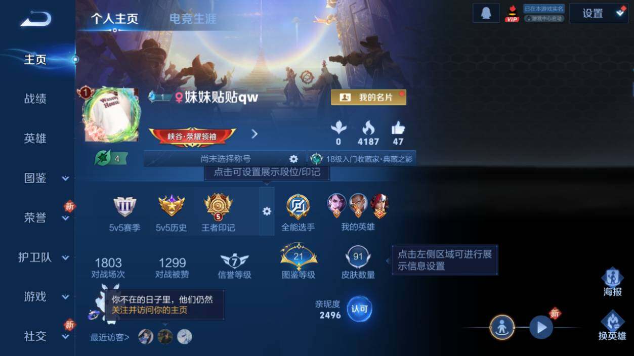 WZLX462689王者荣耀账号详情图4