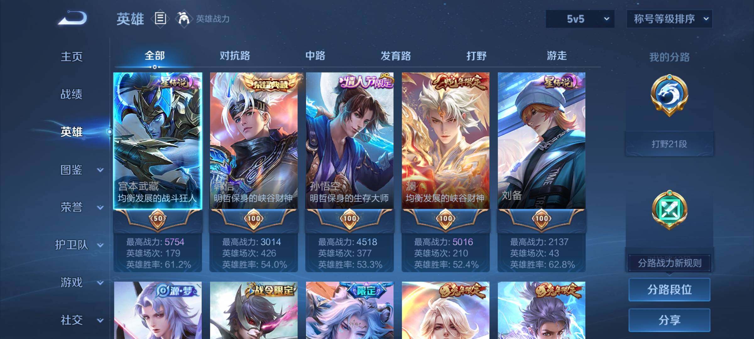 WZCMW453311王者荣耀账号详情图3