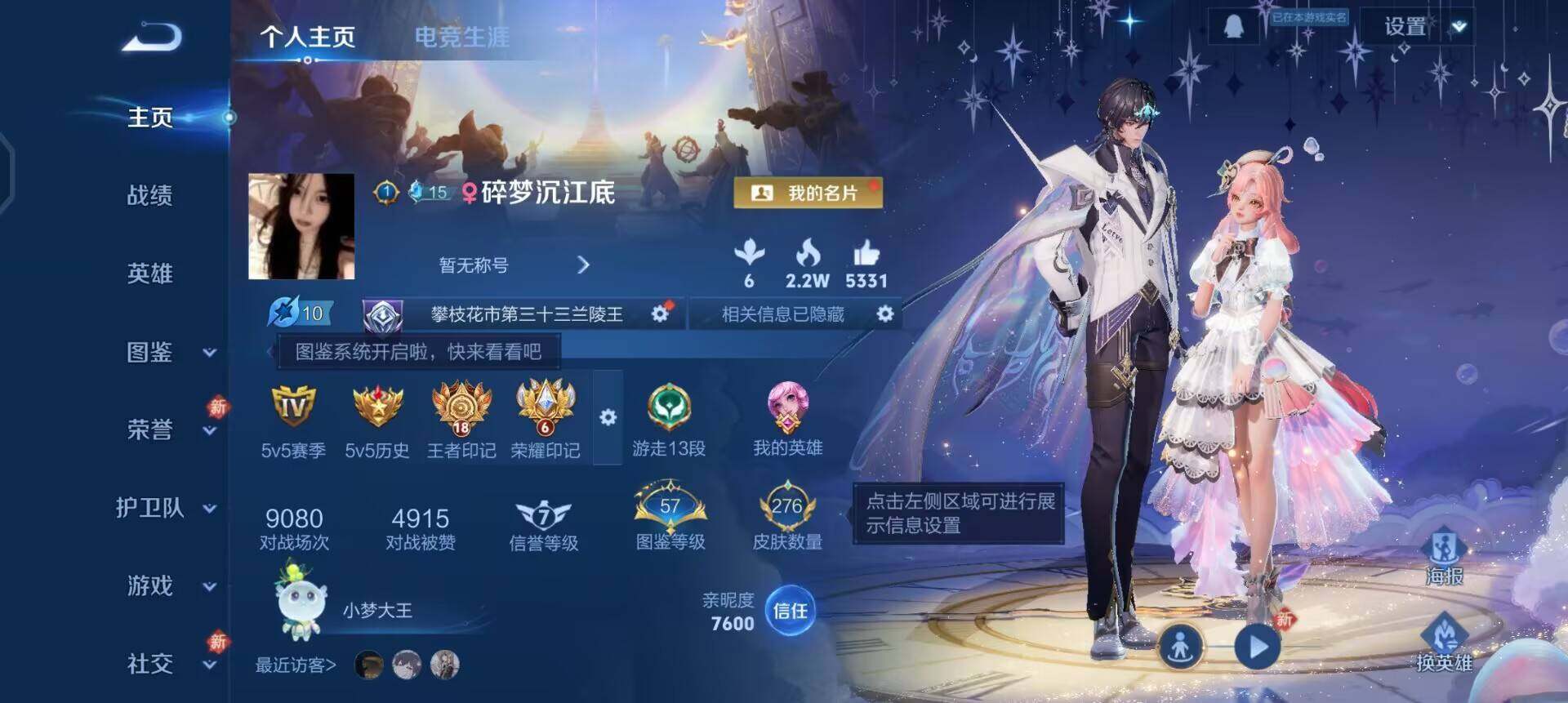 WZQM456029王者荣耀账号详情图3