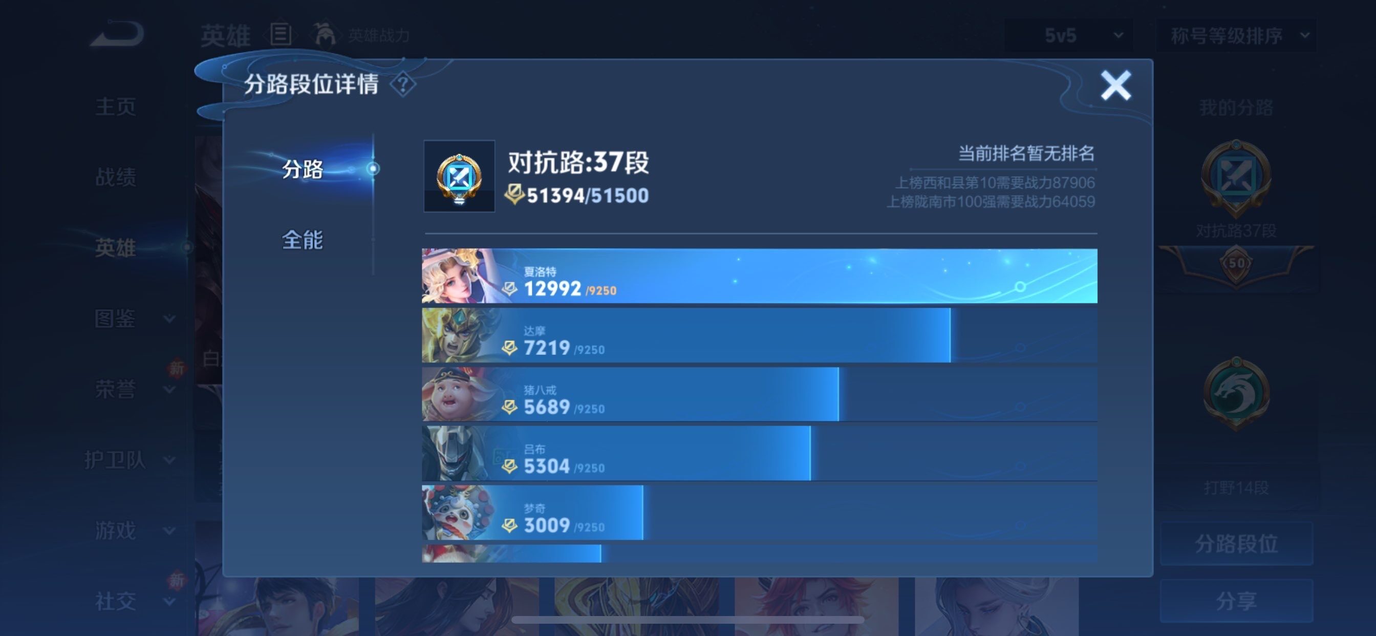 WZCMY455060王者荣耀账号详情图4