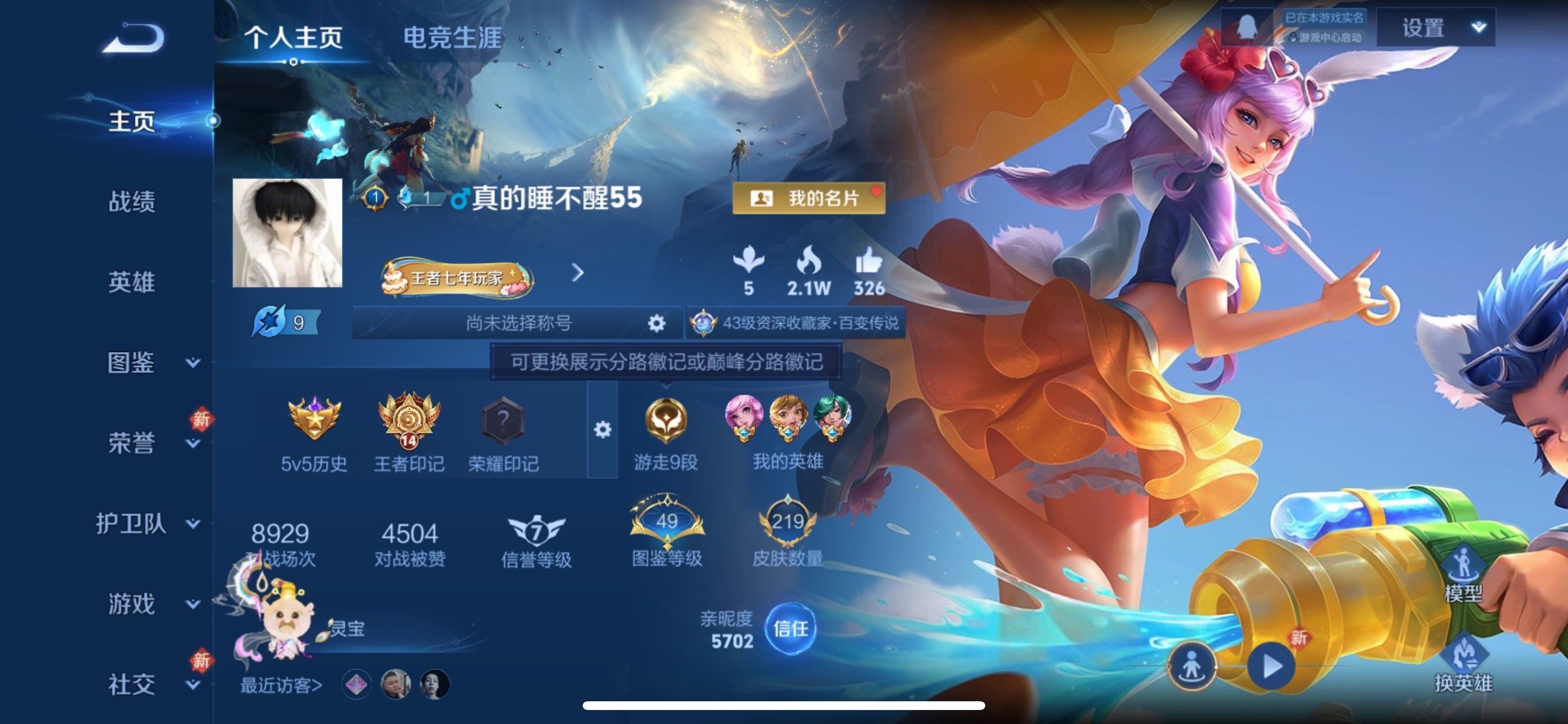 WZCMY455062王者荣耀账号详情图2