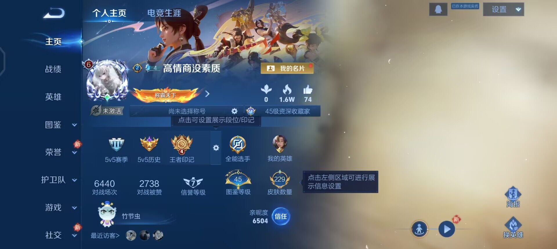 WZQM456008王者荣耀账号详情图3