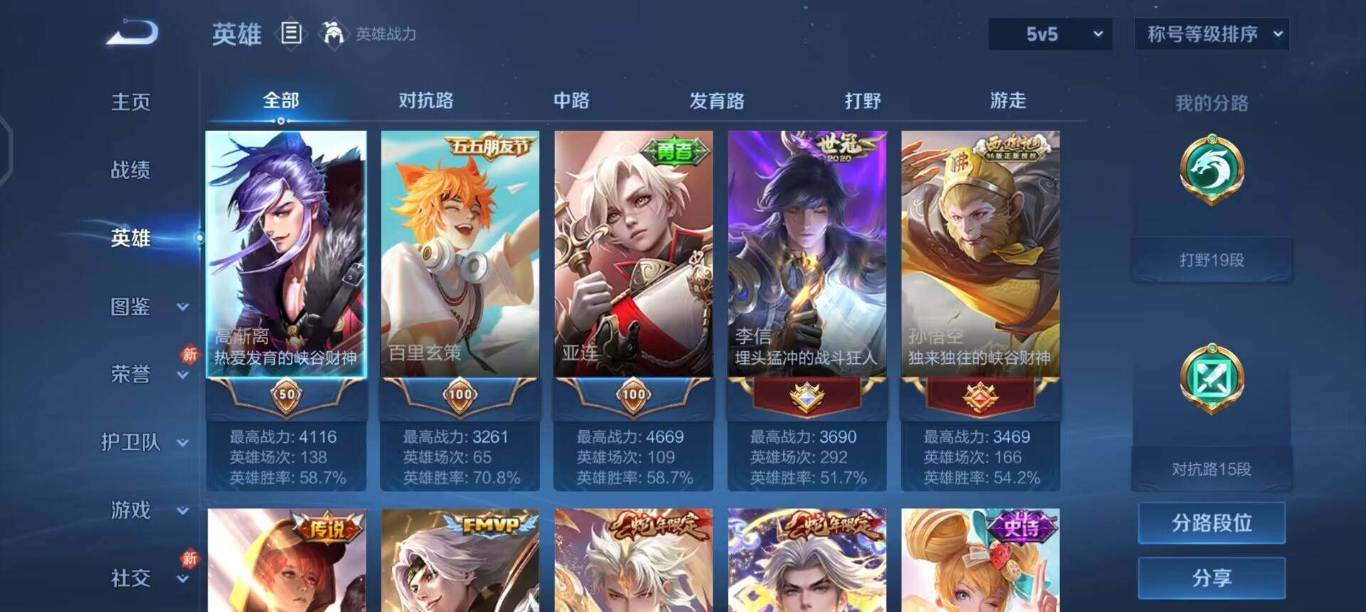 WZQM455980王者荣耀账号详情图6