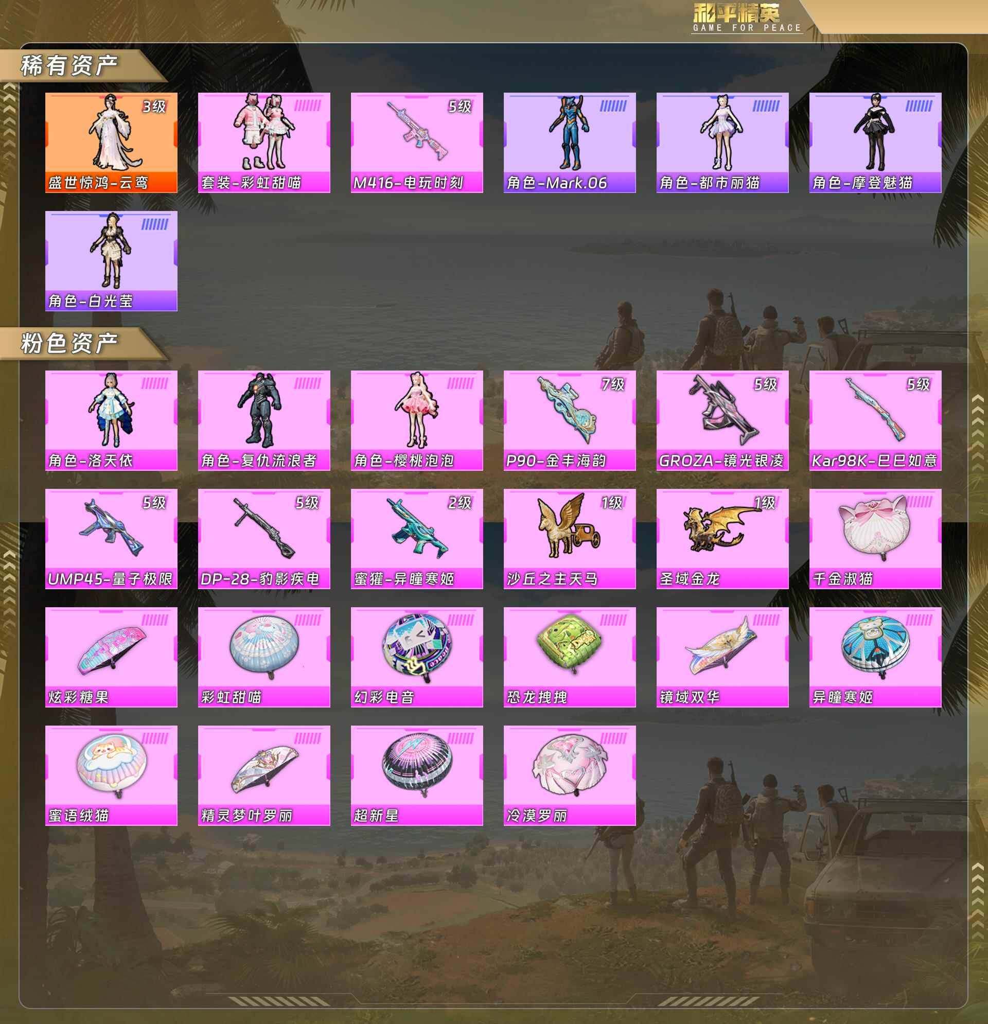 HPQM478355和平精英账号详情图6