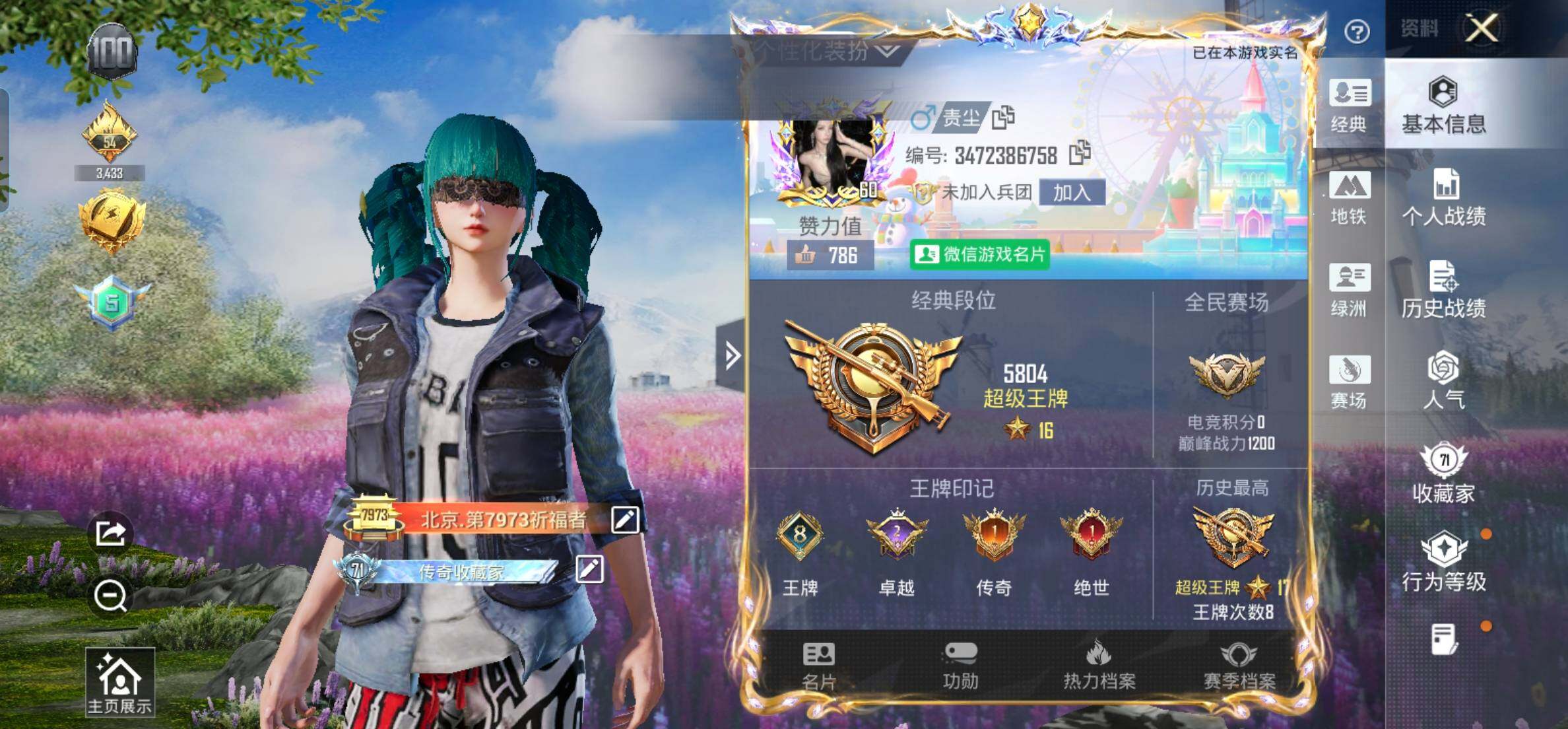 HPKG461624和平精英账号详情图13