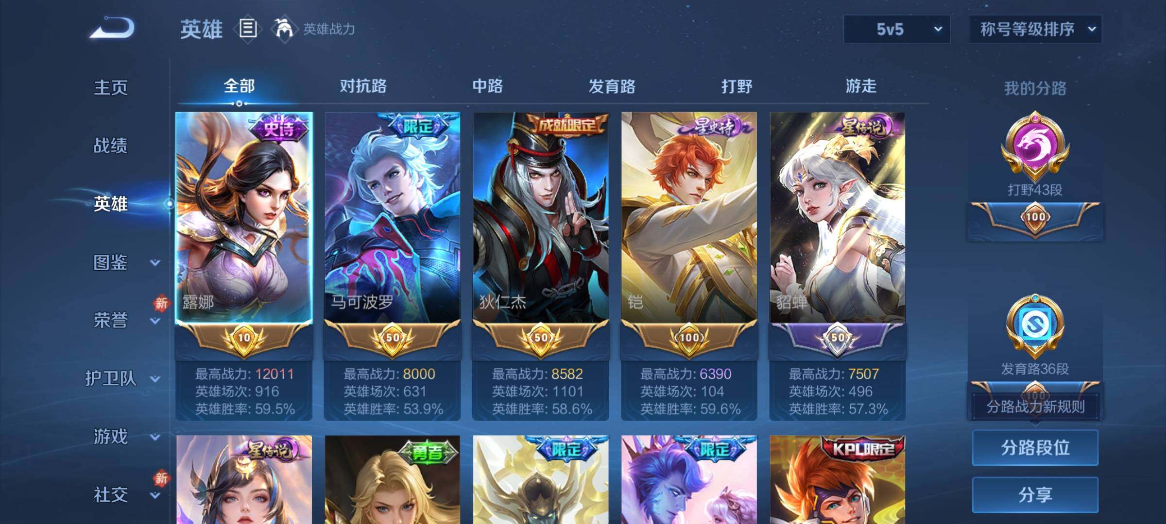 WZCMY465634王者荣耀账号详情图3