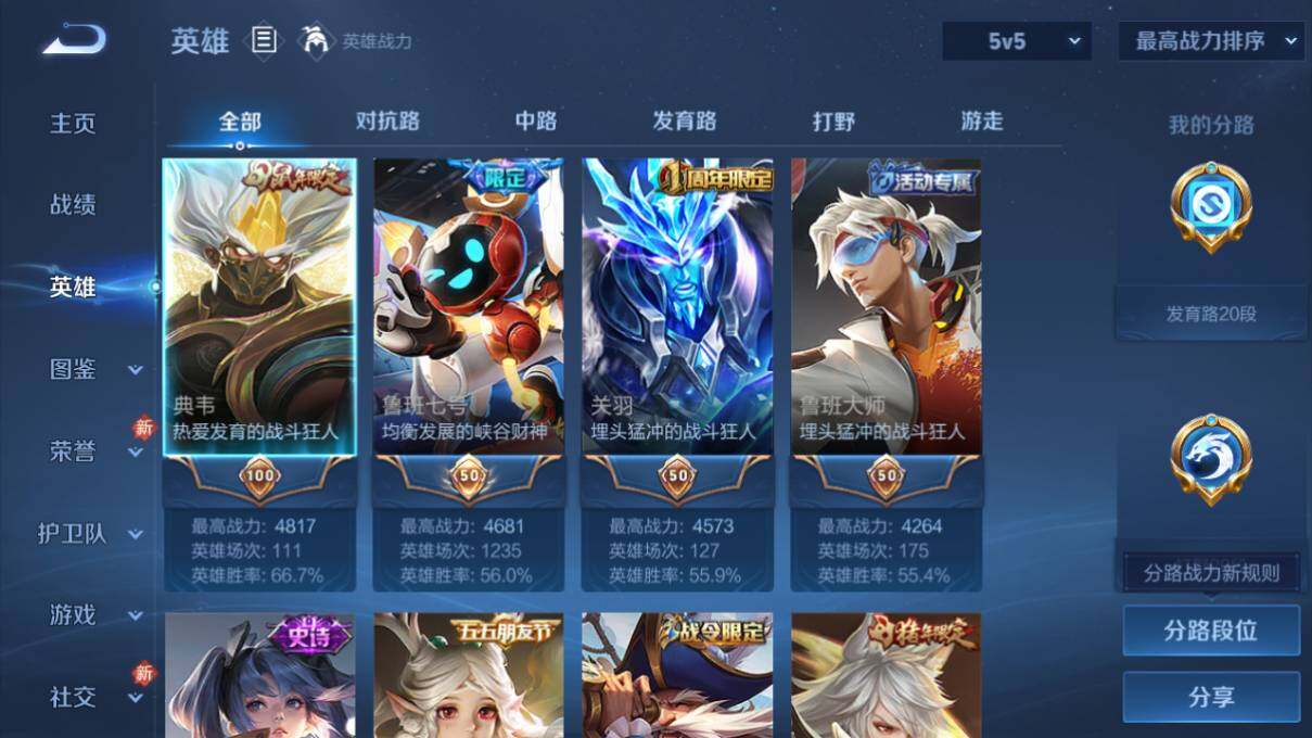 WZLX463419王者荣耀账号详情图8