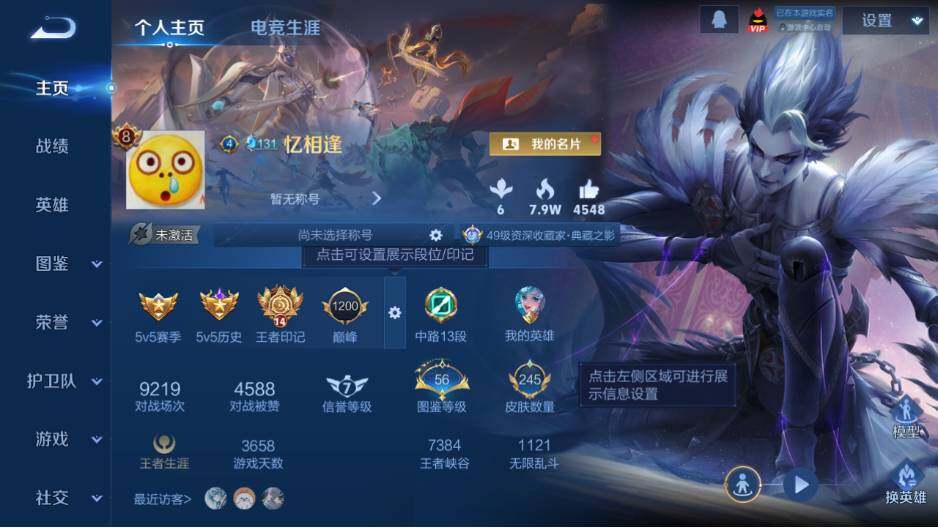 WZ03465631王者荣耀账号详情图7