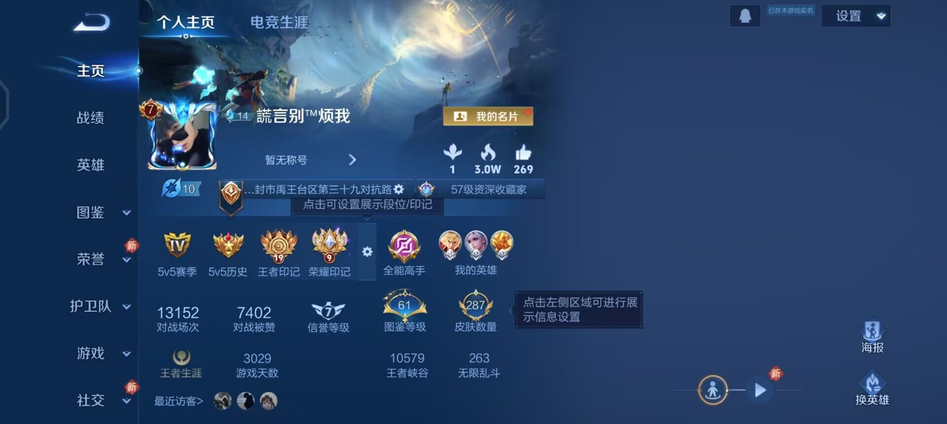 WZQM461495王者荣耀账号详情图3