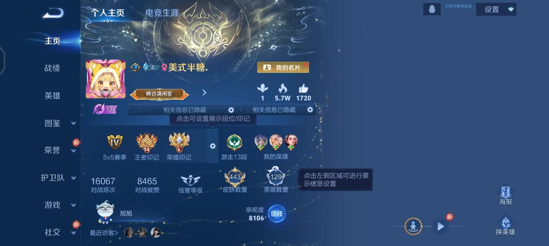 WZQM461533王者荣耀账号详情图3