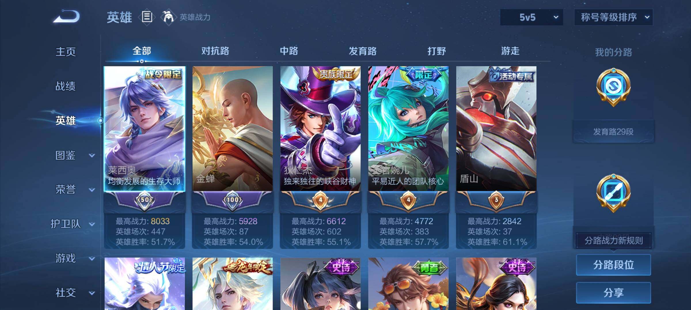 WZCMW460024王者荣耀账号详情图3