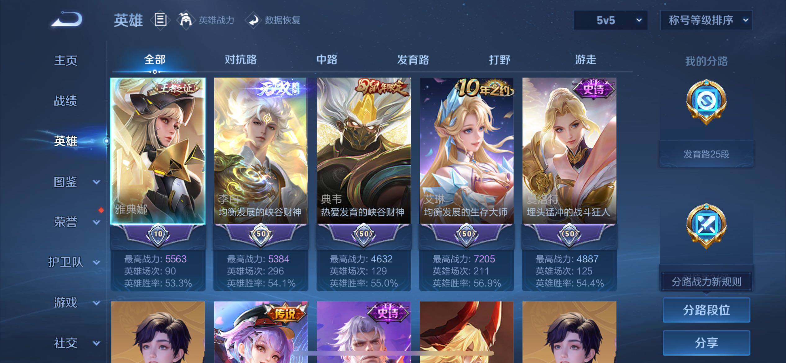 WZCMW464180王者荣耀账号详情图3