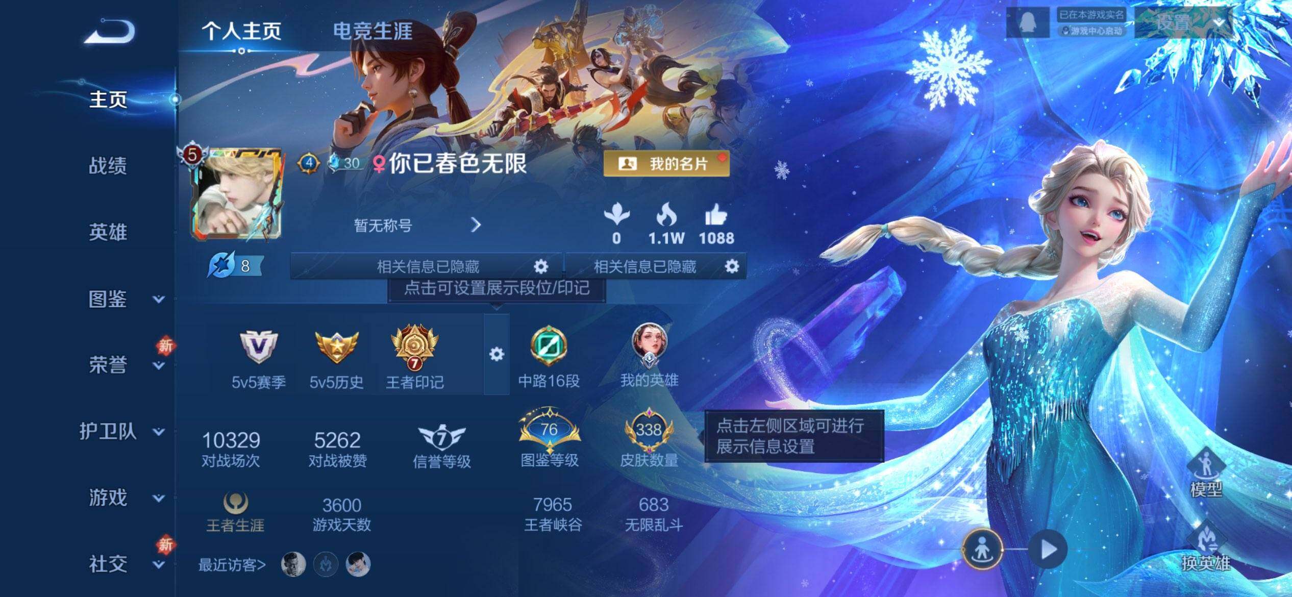 WZQM456164王者荣耀账号详情图3