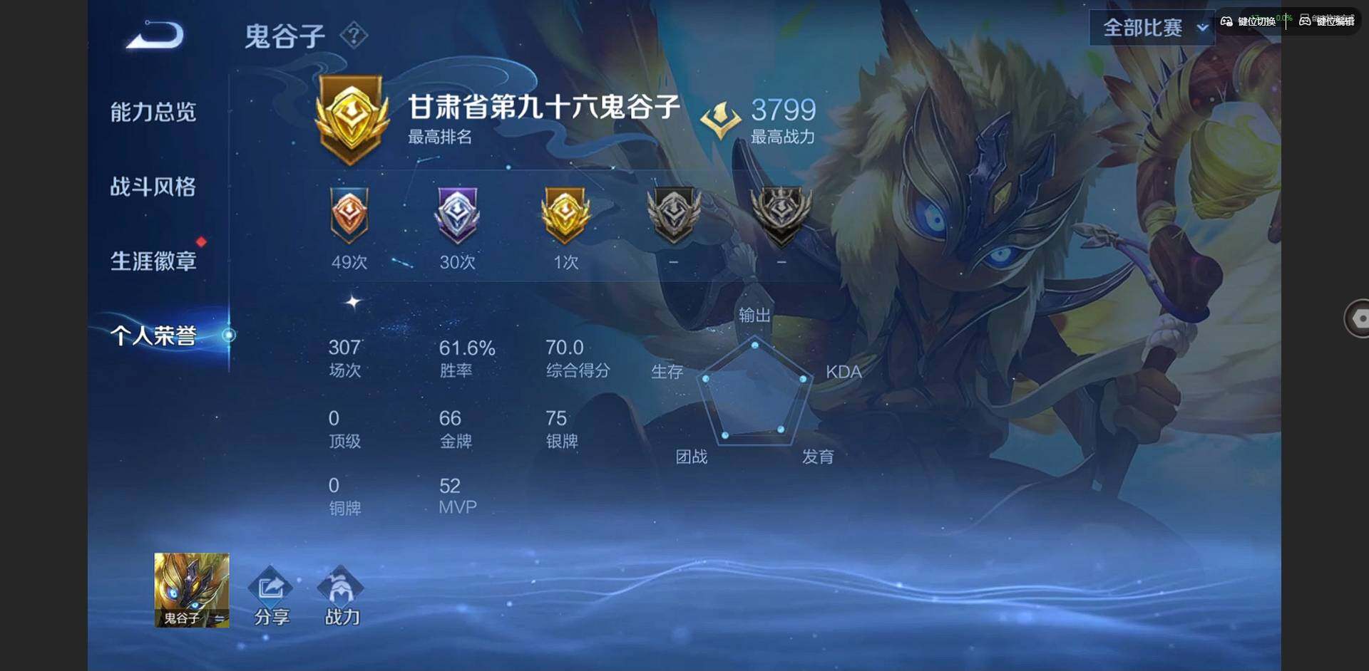 WZQM459783王者荣耀账号详情图7