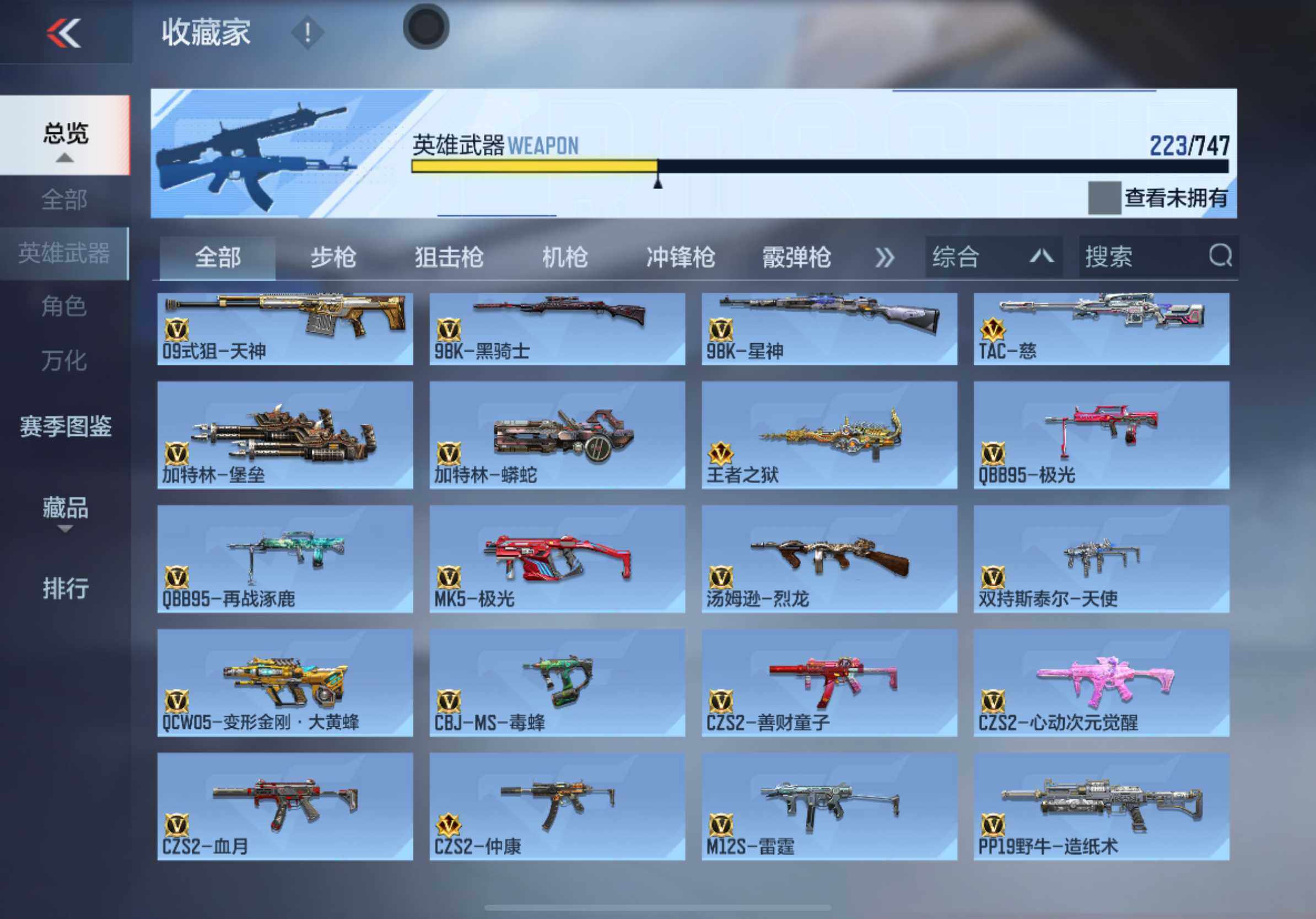 CFMXS46589枪战王者账号详情图9