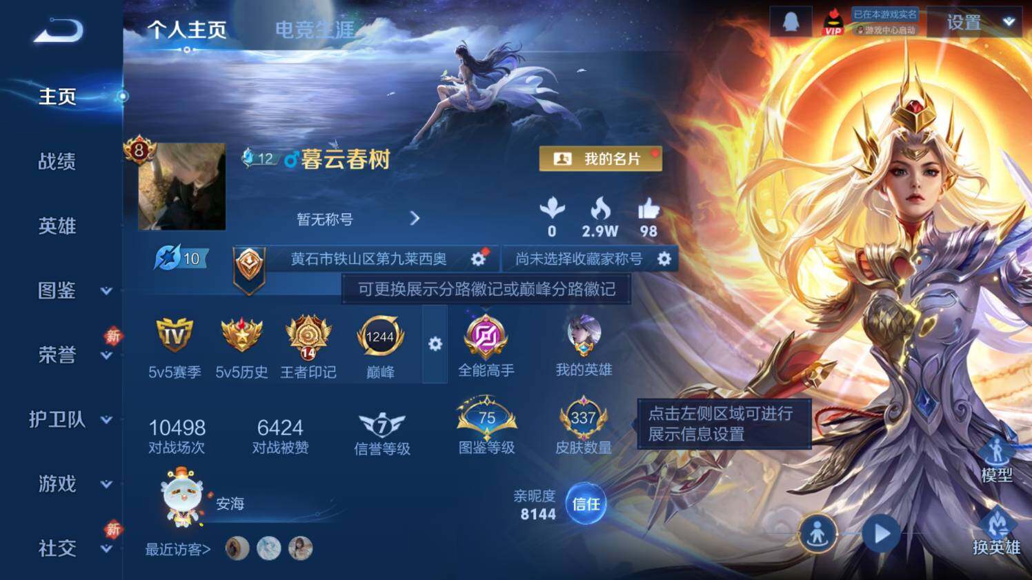 WZ03462016王者荣耀账号详情图9