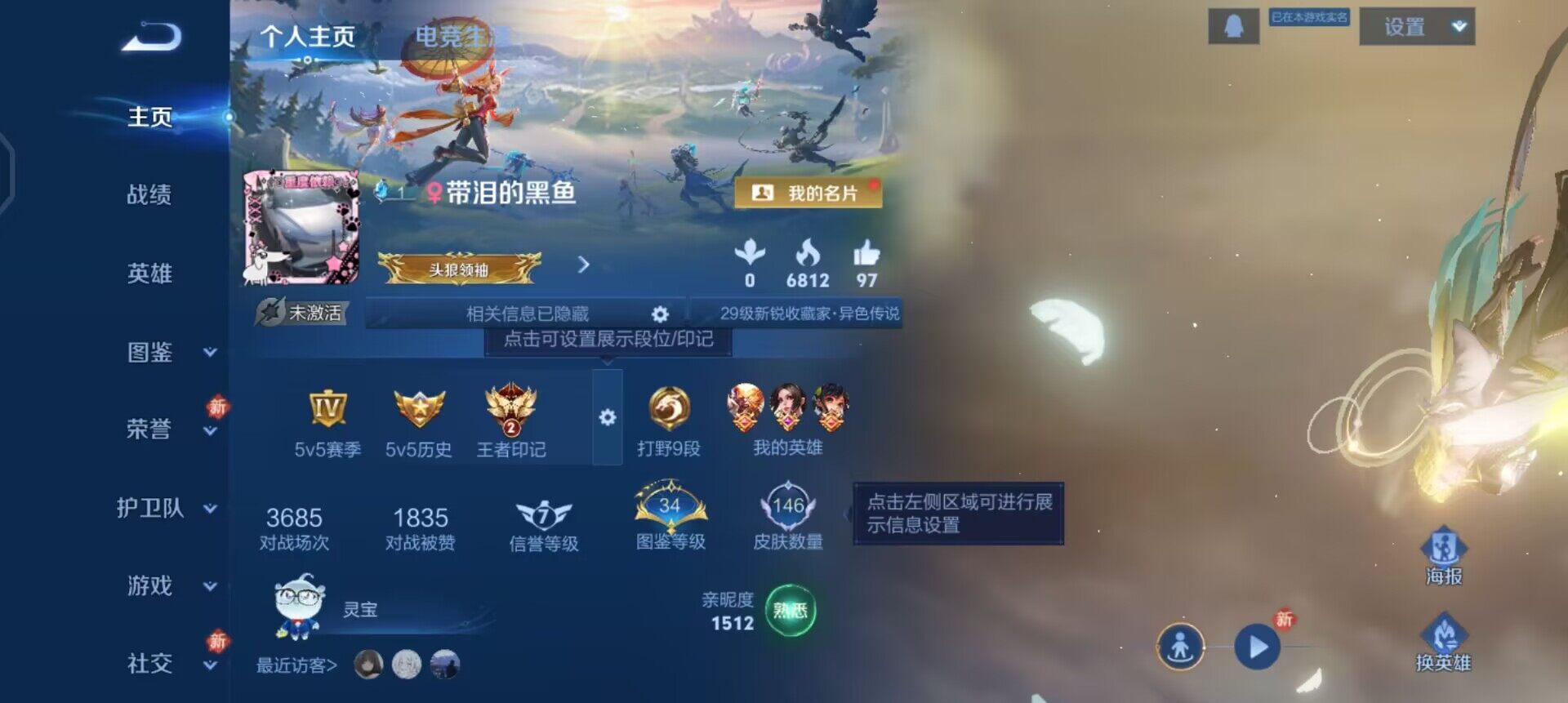 WZQM497037王者荣耀账号详情图3