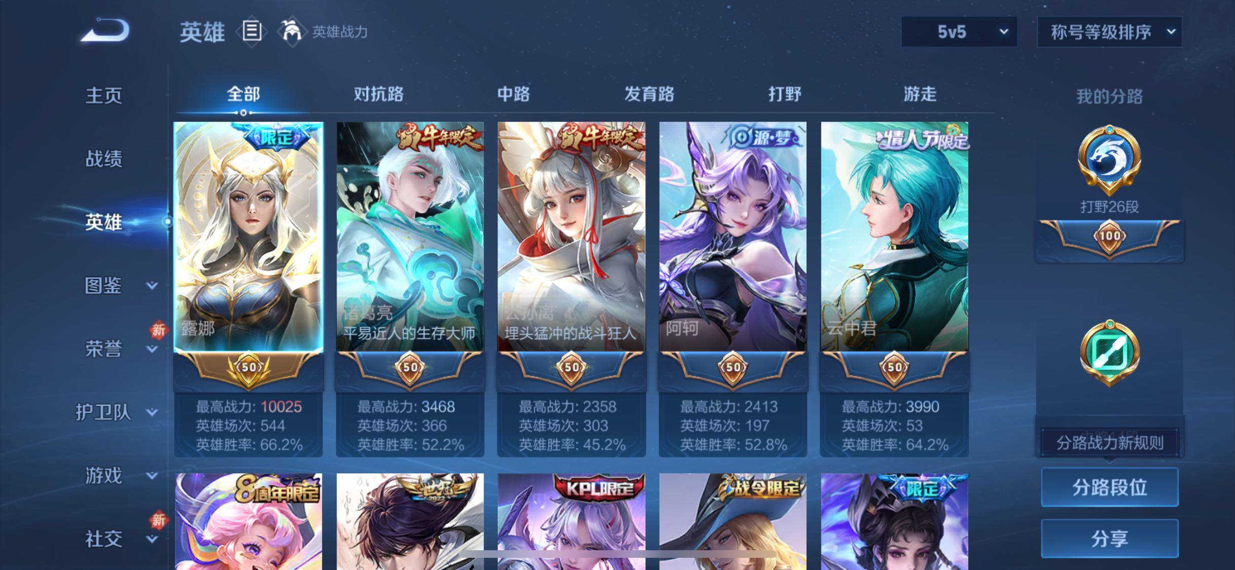 WZCMW464067王者荣耀账号详情图3