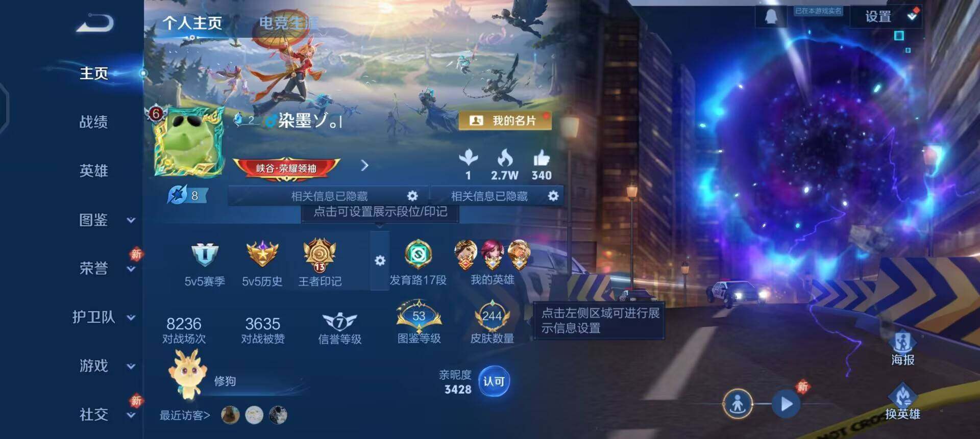 WZQM461491王者荣耀账号详情图3