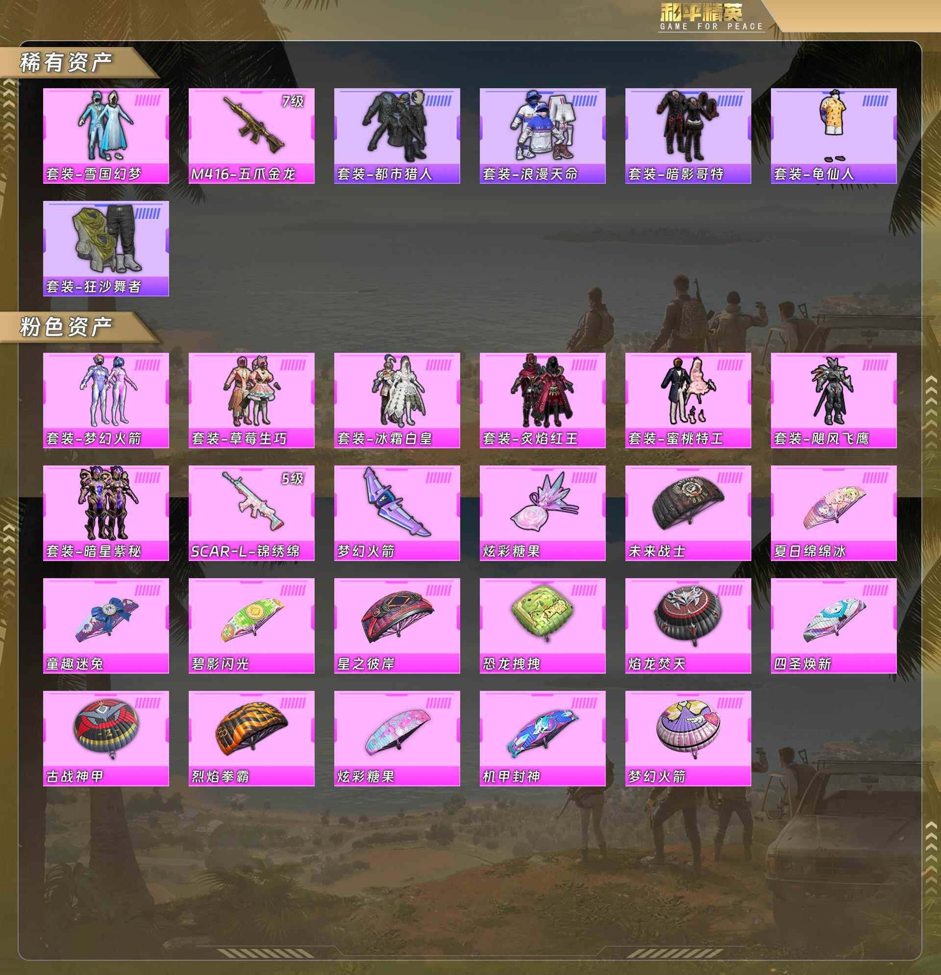 HPCMW4159884和平精英账号详情图4