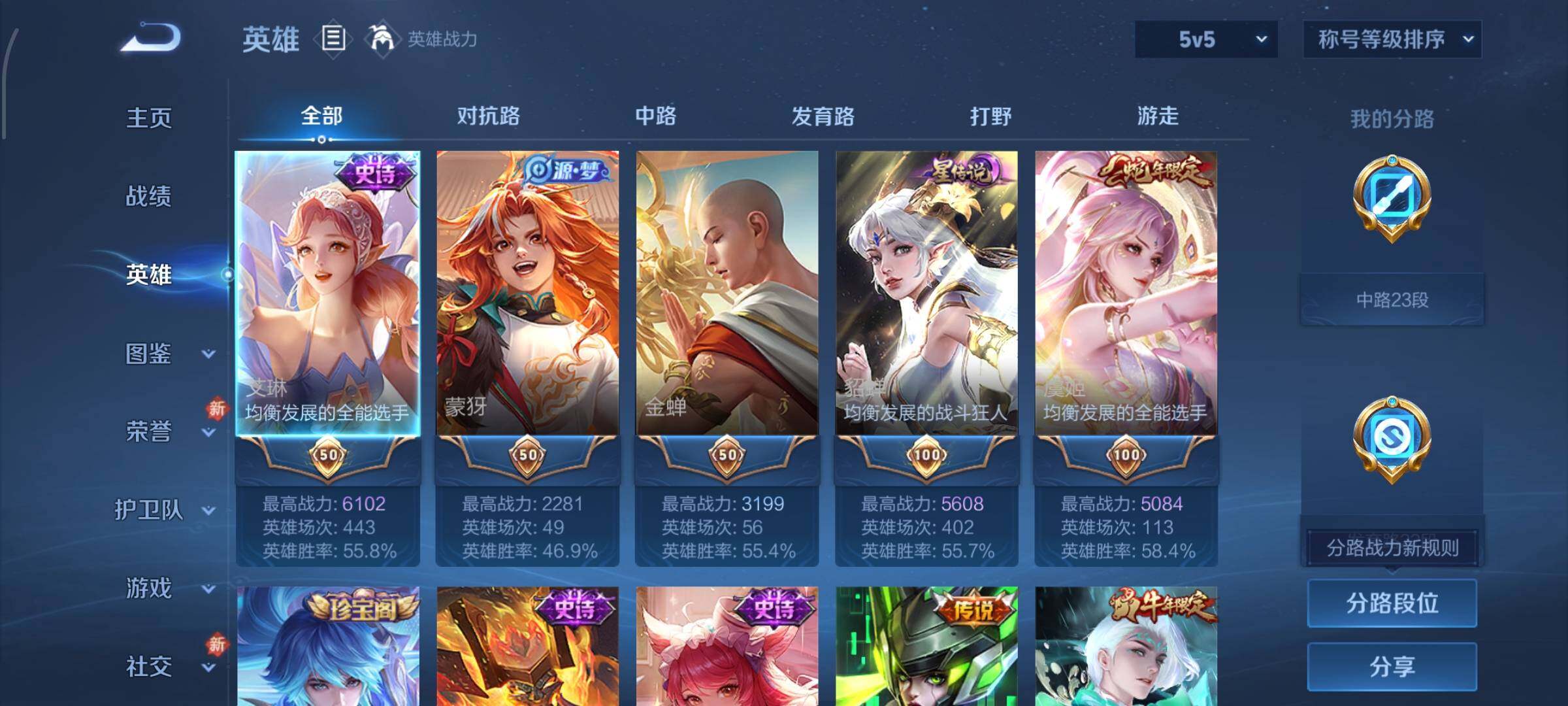 WZCMW462286王者荣耀账号详情图3