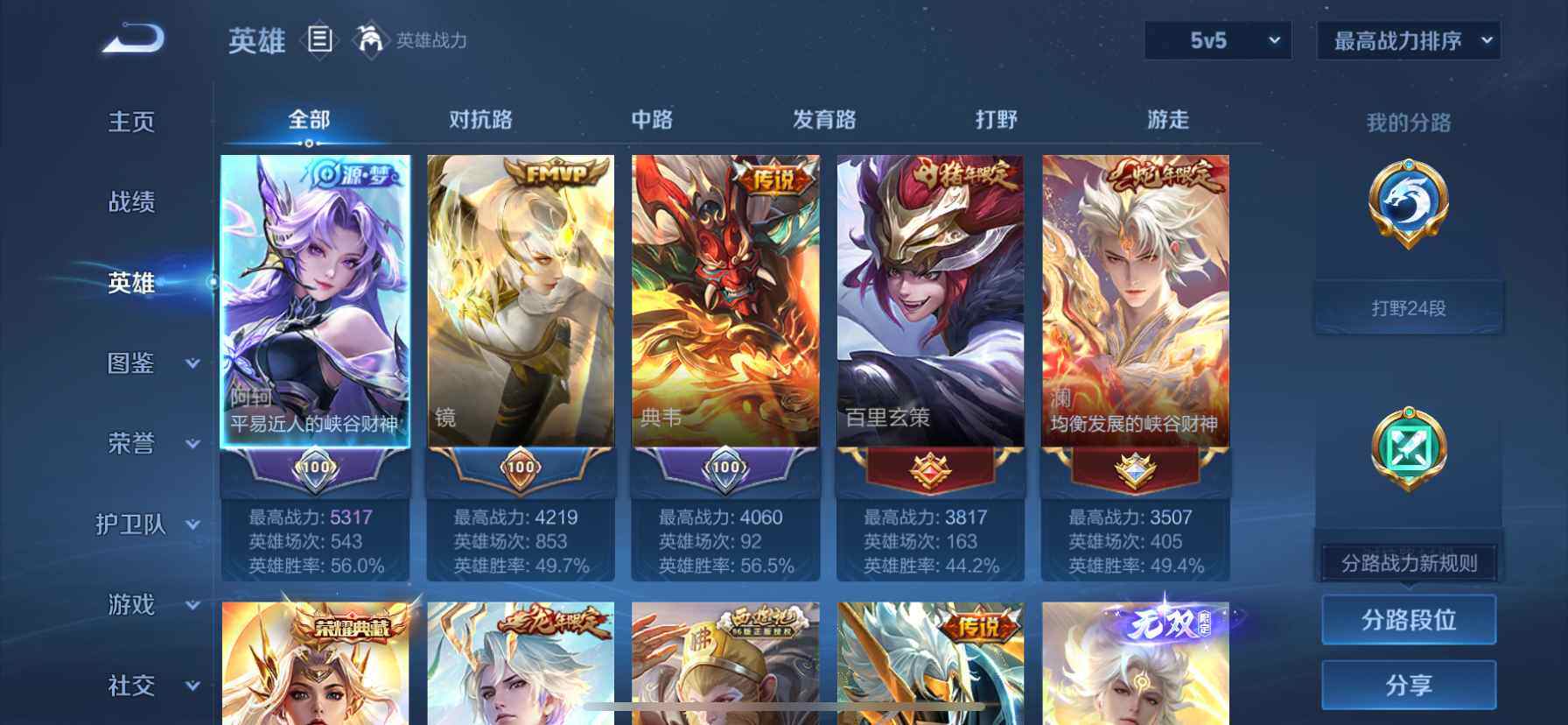 WZQM459711王者荣耀账号详情图5