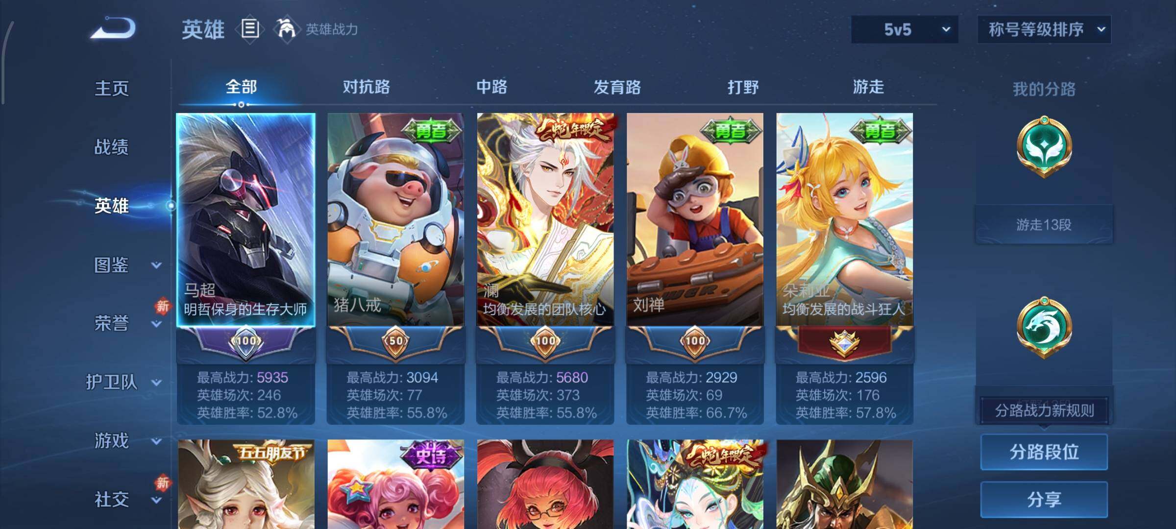 WZCMW465757王者荣耀账号详情图3