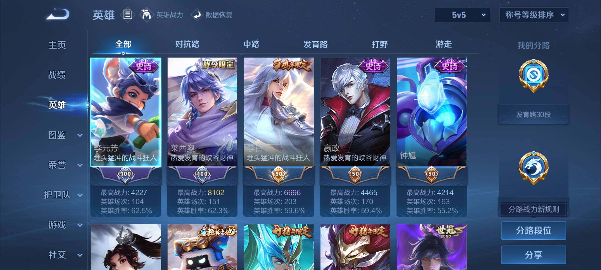 WZCMW462287王者荣耀账号详情图3