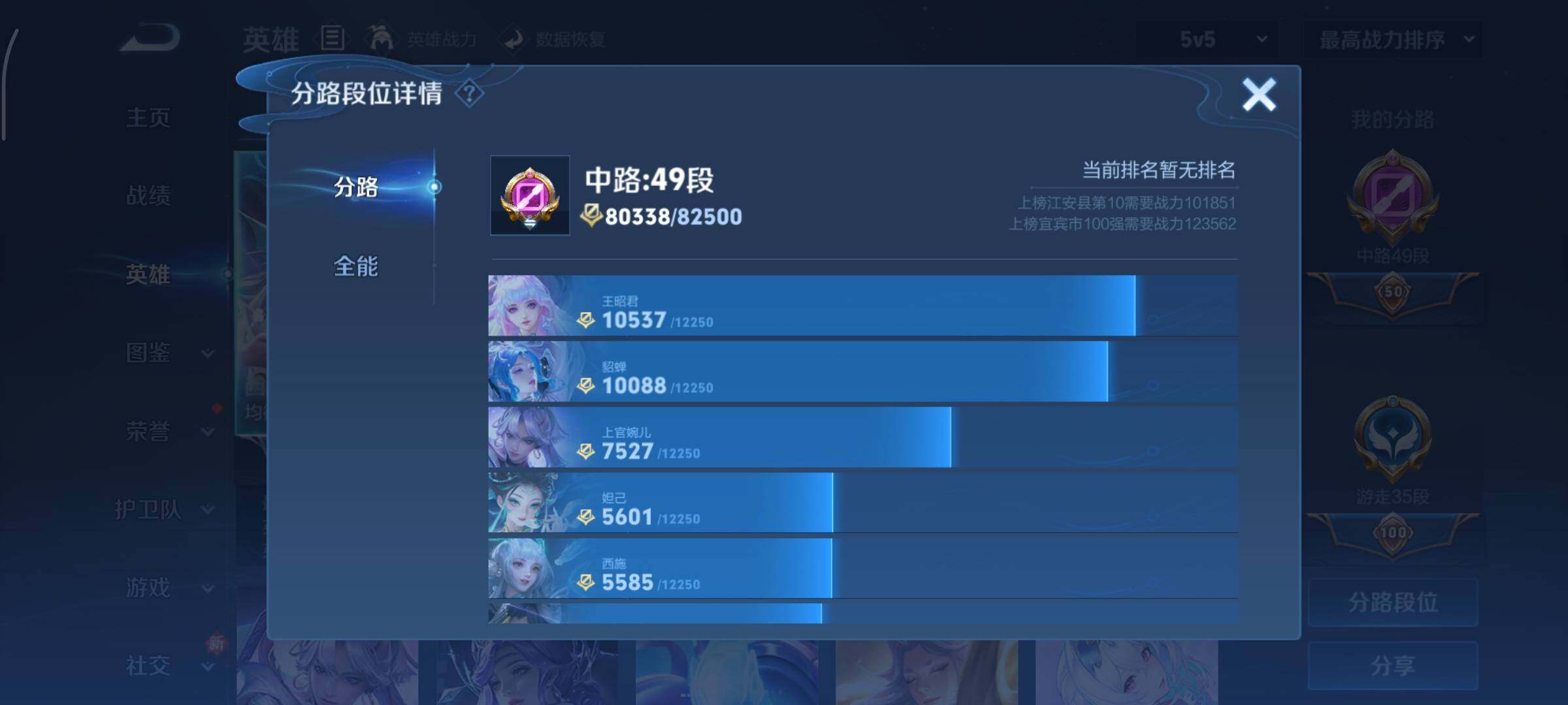 WZCMY465340王者荣耀账号详情图5