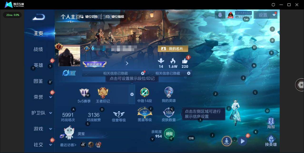 WZQM466050王者荣耀账号详情图3