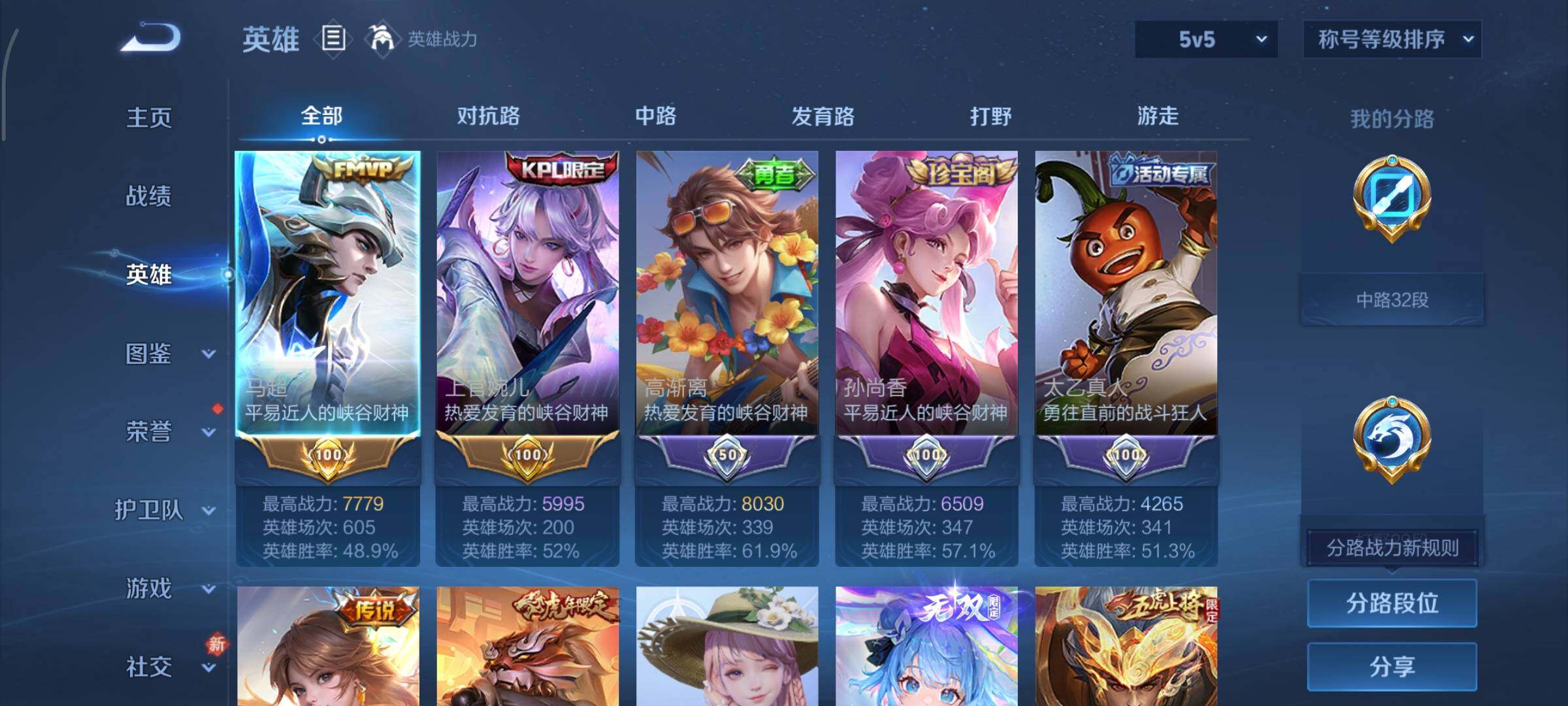 WZCMY465488王者荣耀账号详情图3