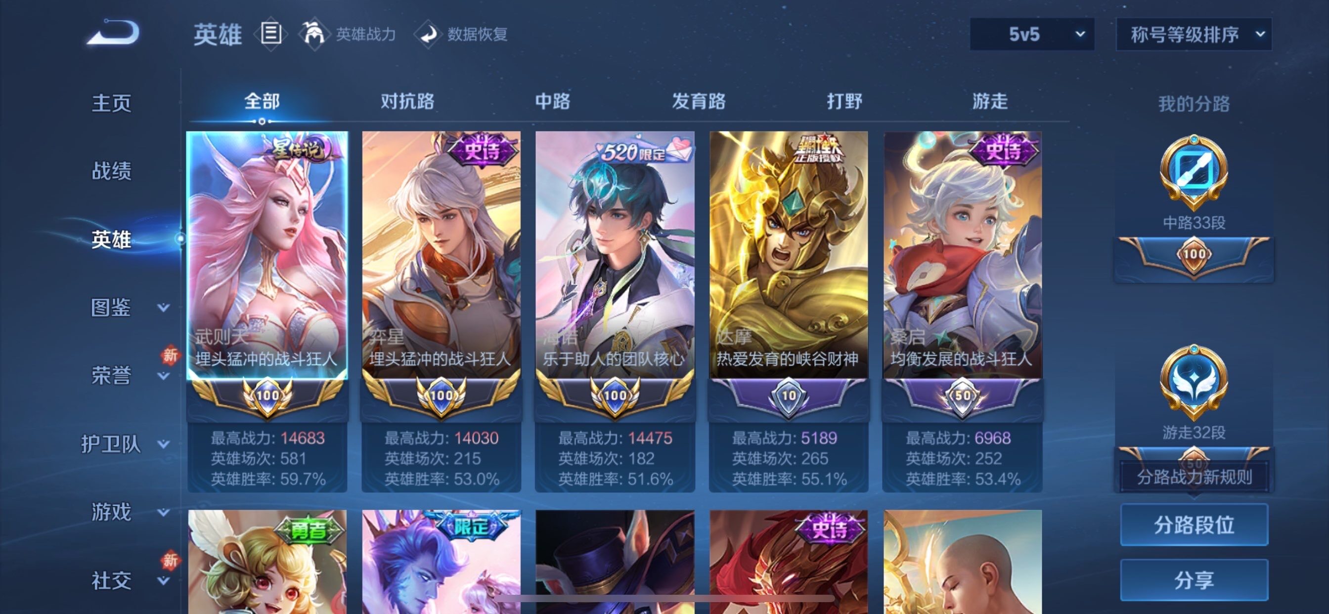 WZCMY465460王者荣耀账号详情图5