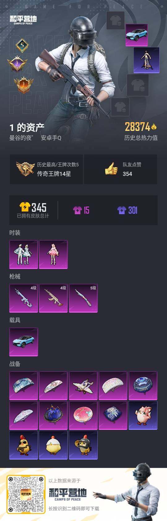 HPLX465471和平精英账号详情图4