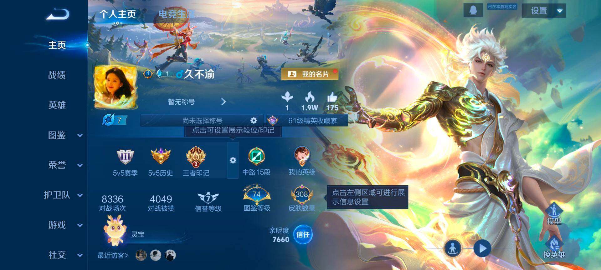 WZQM463507王者荣耀账号详情图3