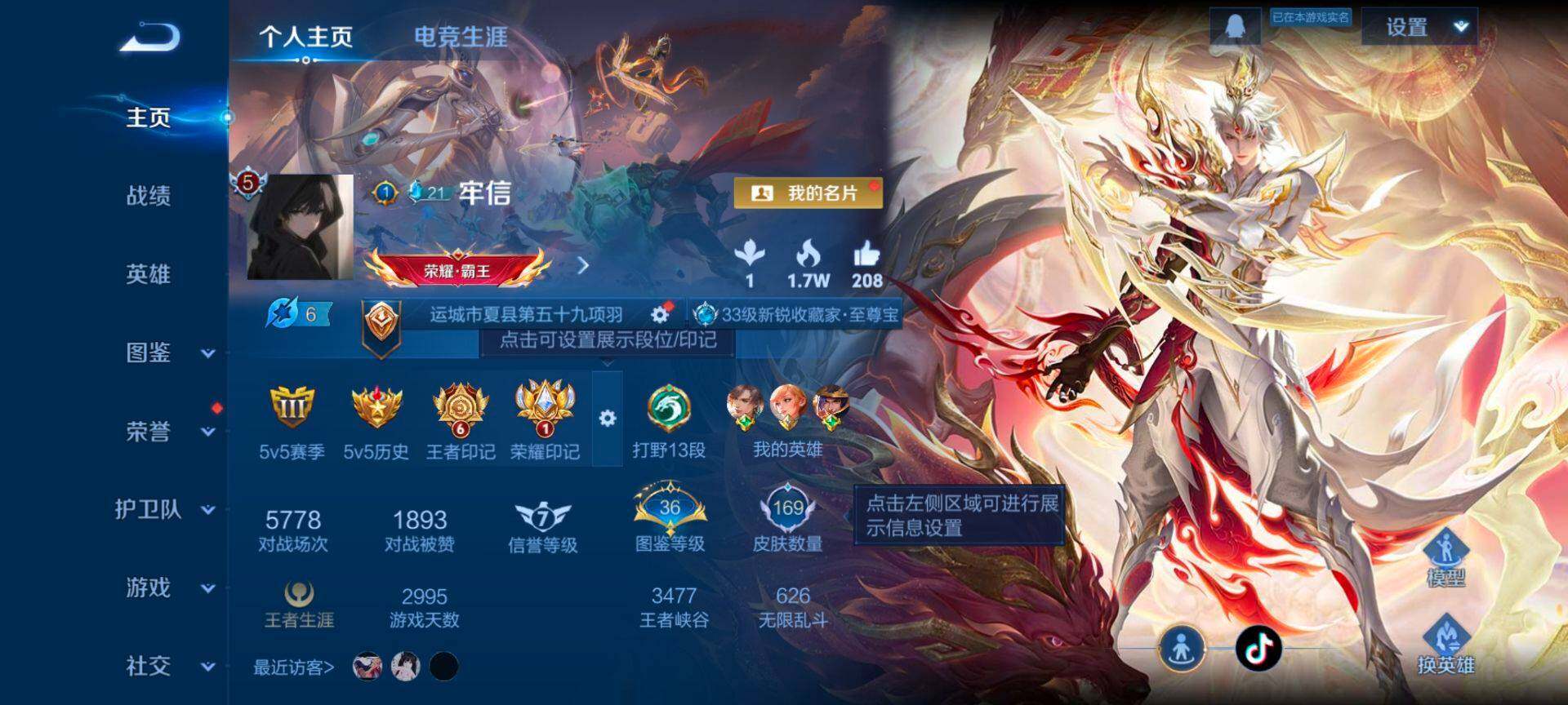 WZQM463521王者荣耀账号详情图3