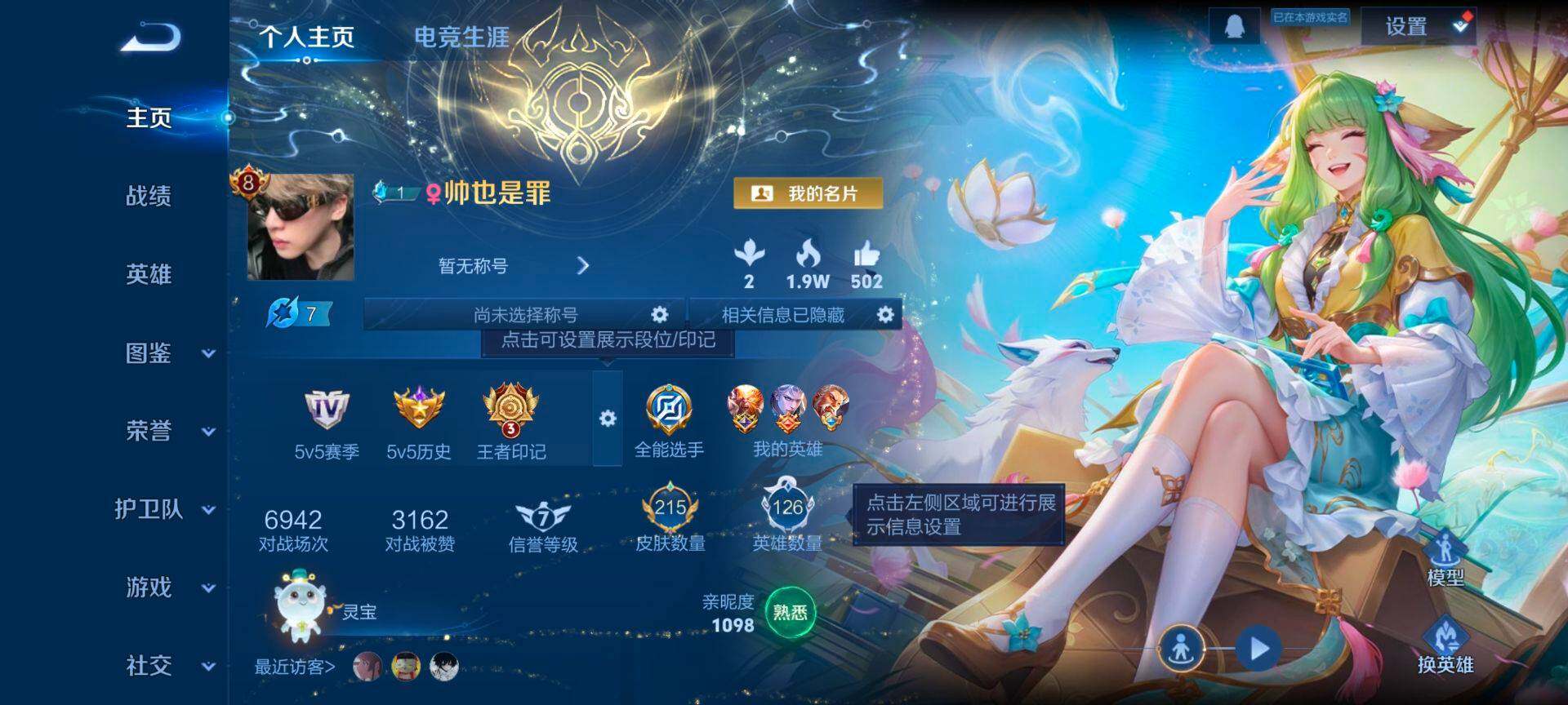 WZQM463540王者荣耀账号详情图3