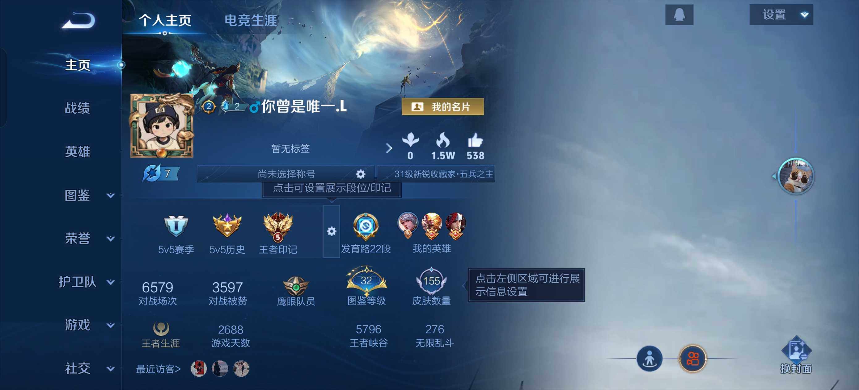 WZCMW464675王者荣耀账号详情图5