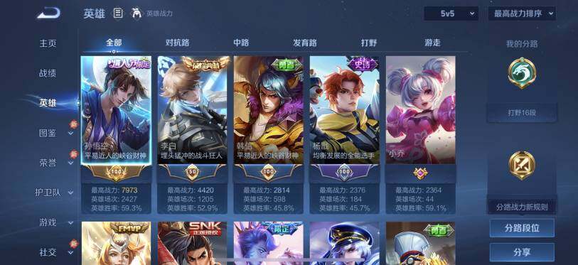 WZQM489856王者荣耀账号详情图5