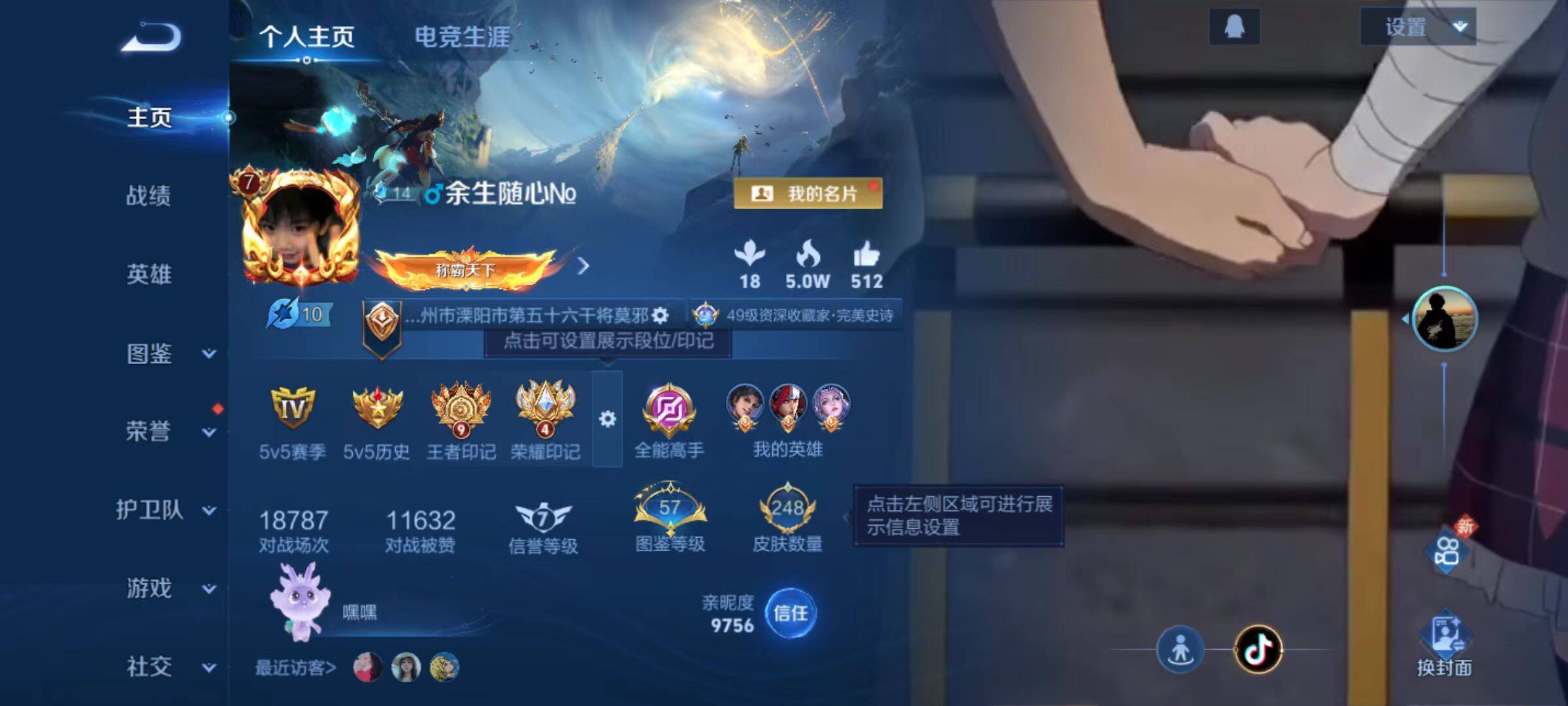 WZLX467542王者荣耀账号详情图2