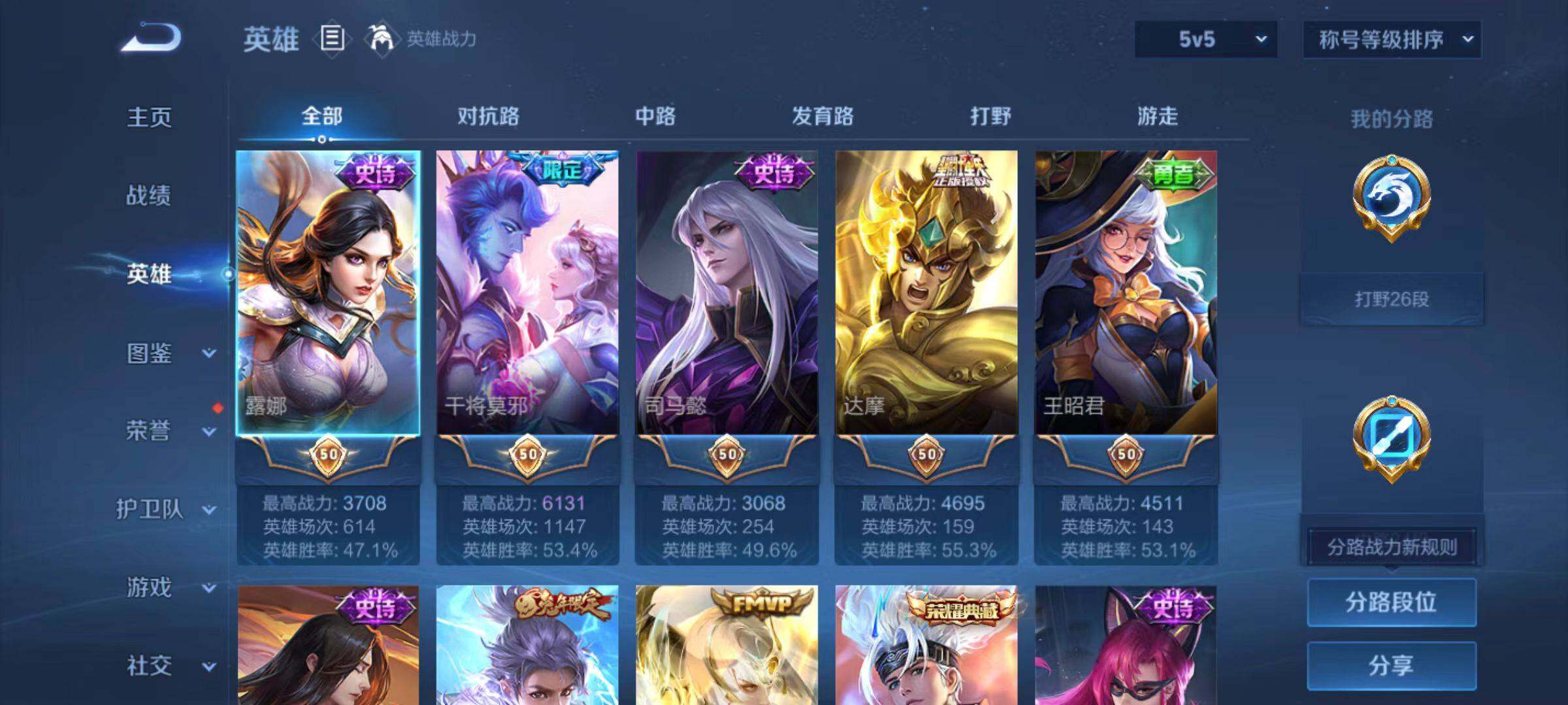 WZLX467542王者荣耀账号详情图3