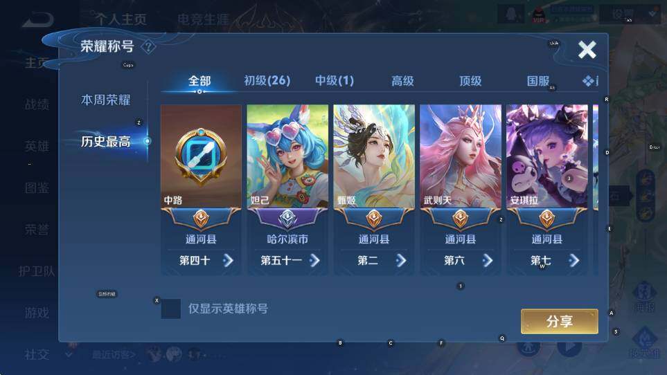 WZCMW465262王者荣耀账号详情图11