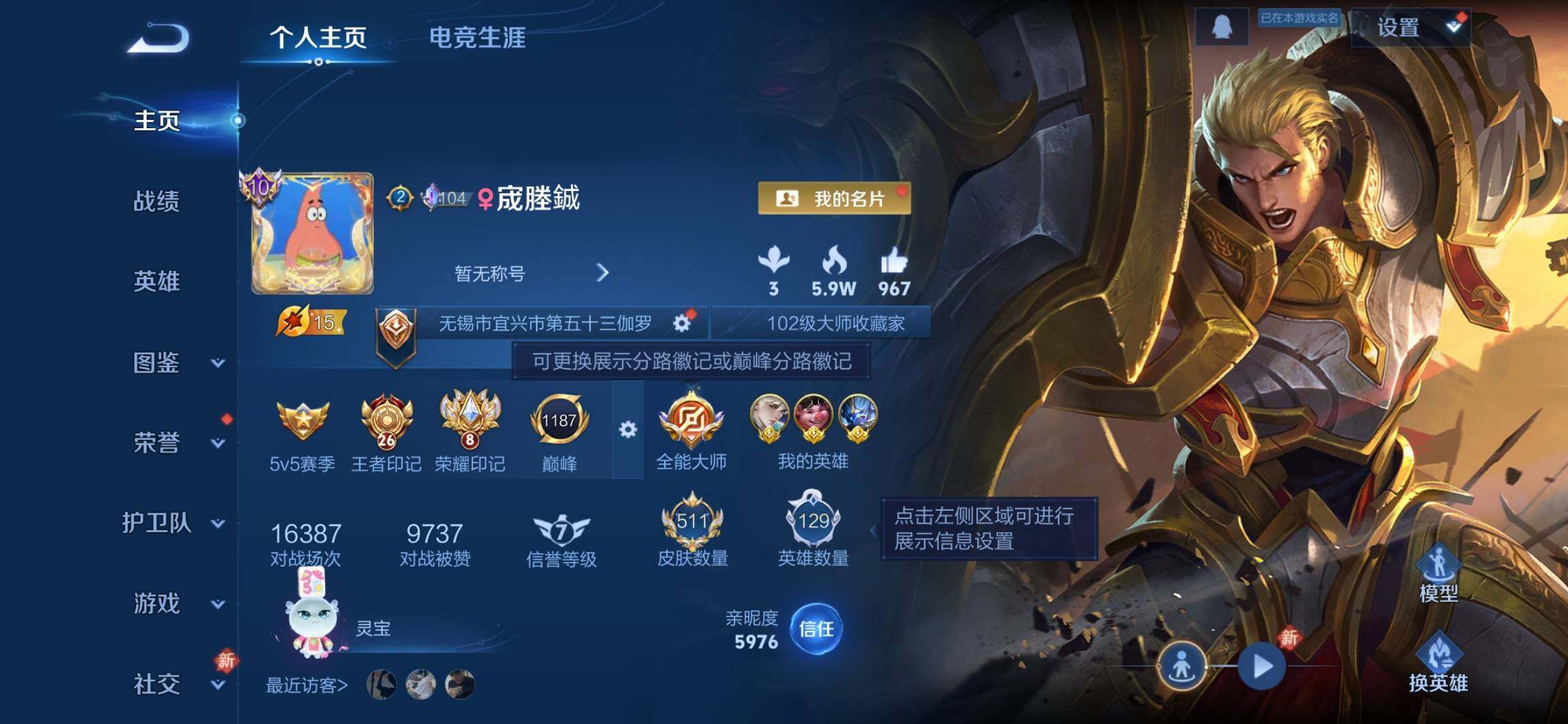 WZXS490923王者荣耀账号详情图10 WZXS490923王者荣耀账号详情图10