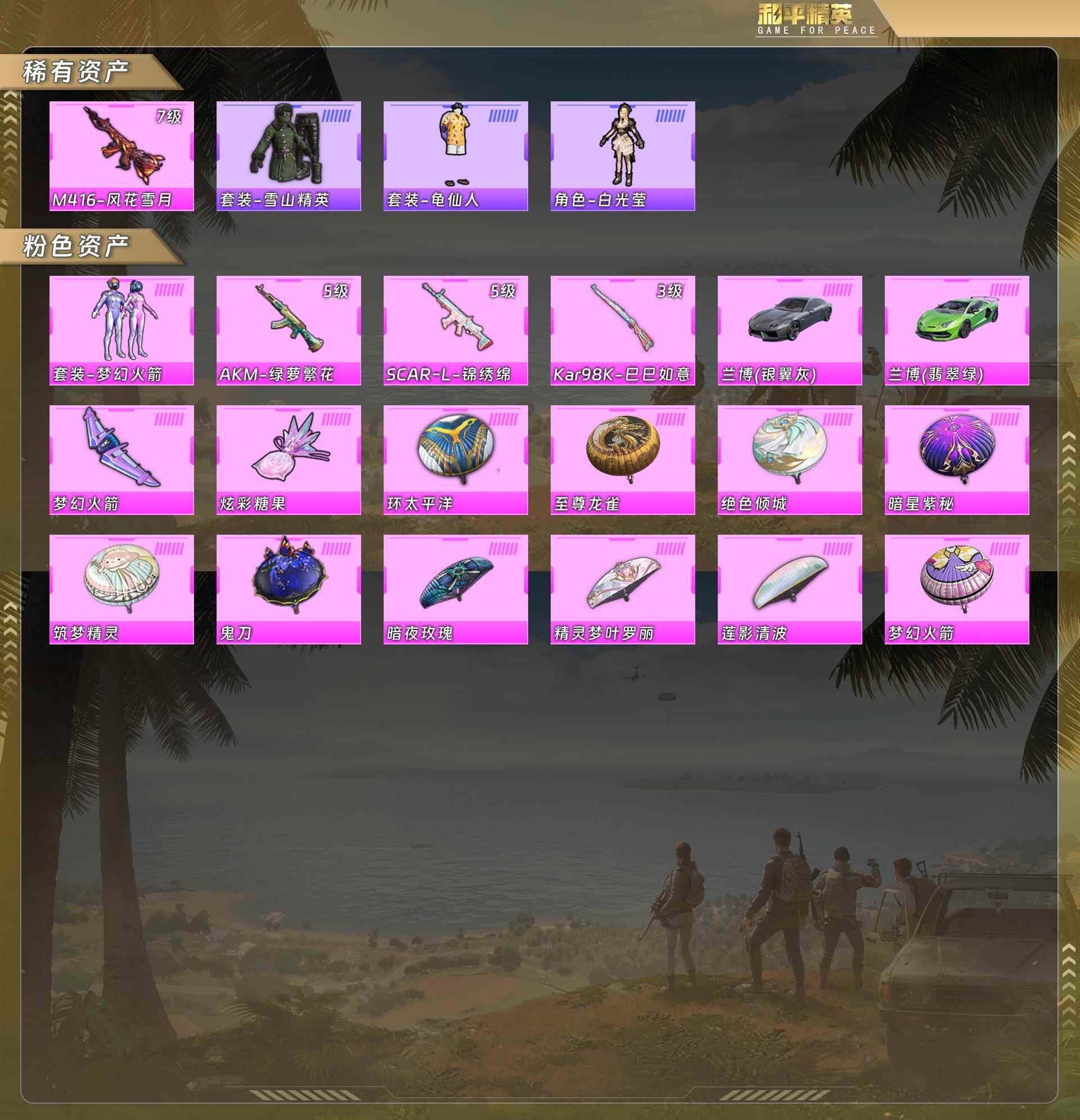 HPQM478411和平精英账号详情图6