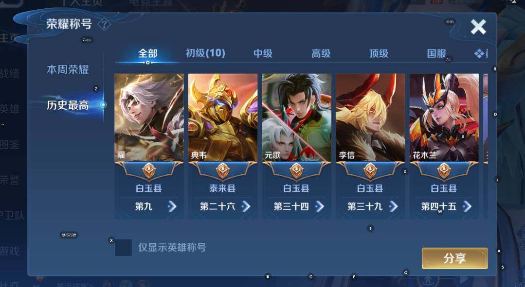 WZCMW467684王者荣耀账号详情图10