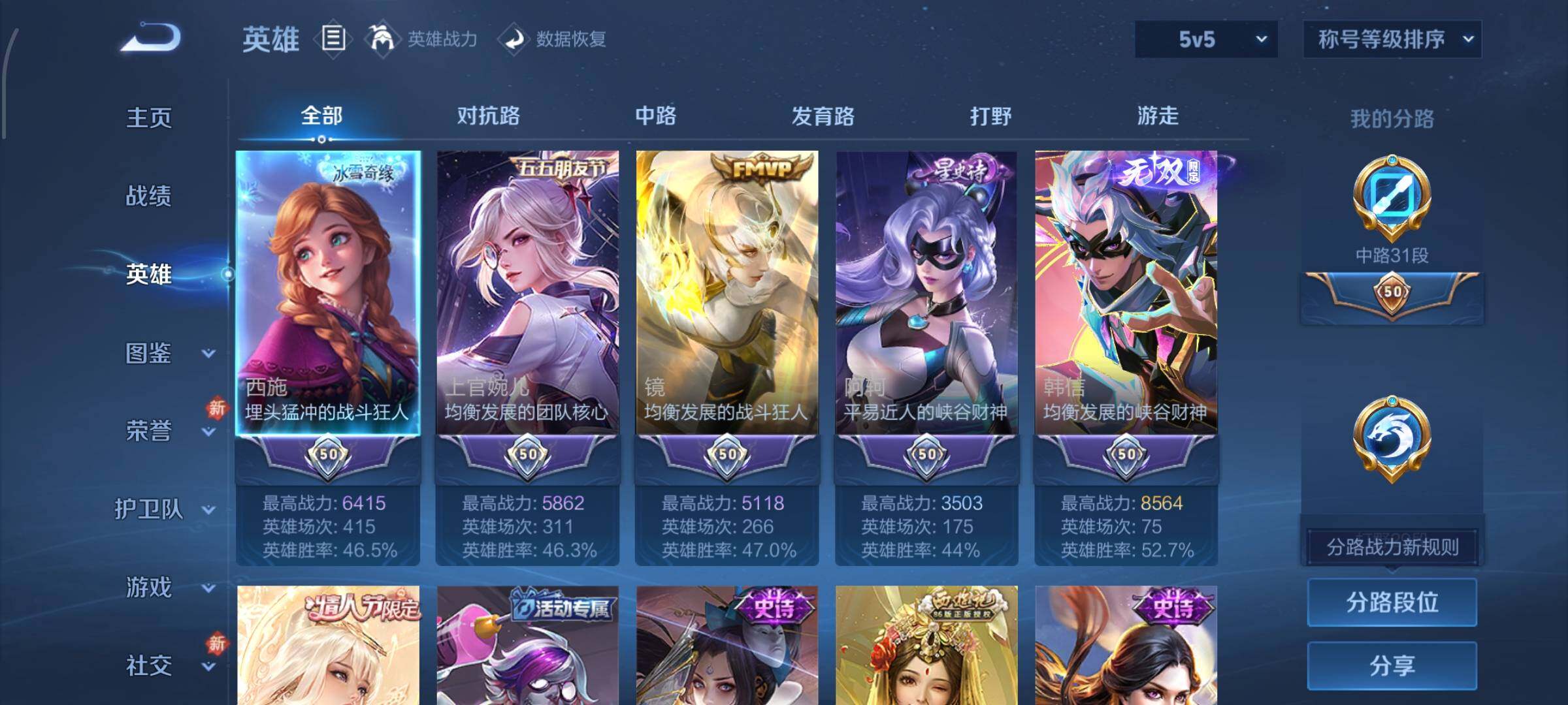 WZCMW474268王者荣耀账号详情图3